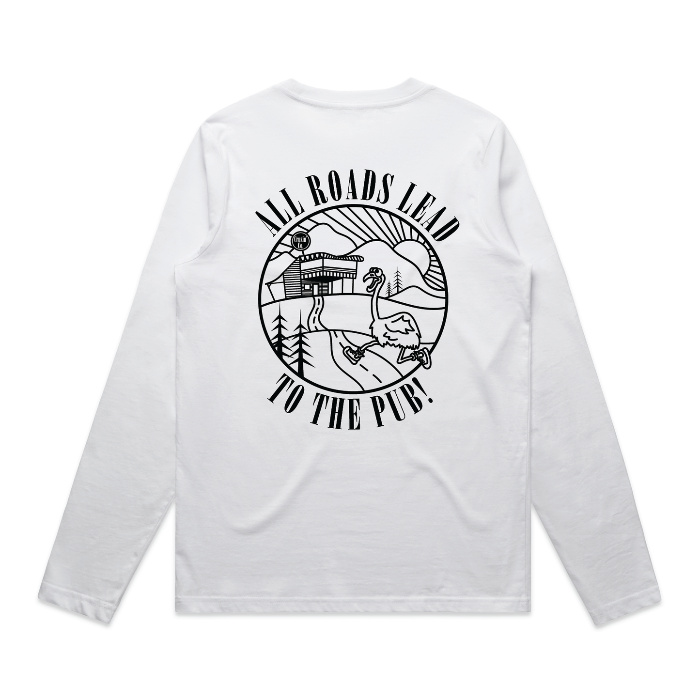 All Roads Lead To The Pub | Ladies Long Sleeve