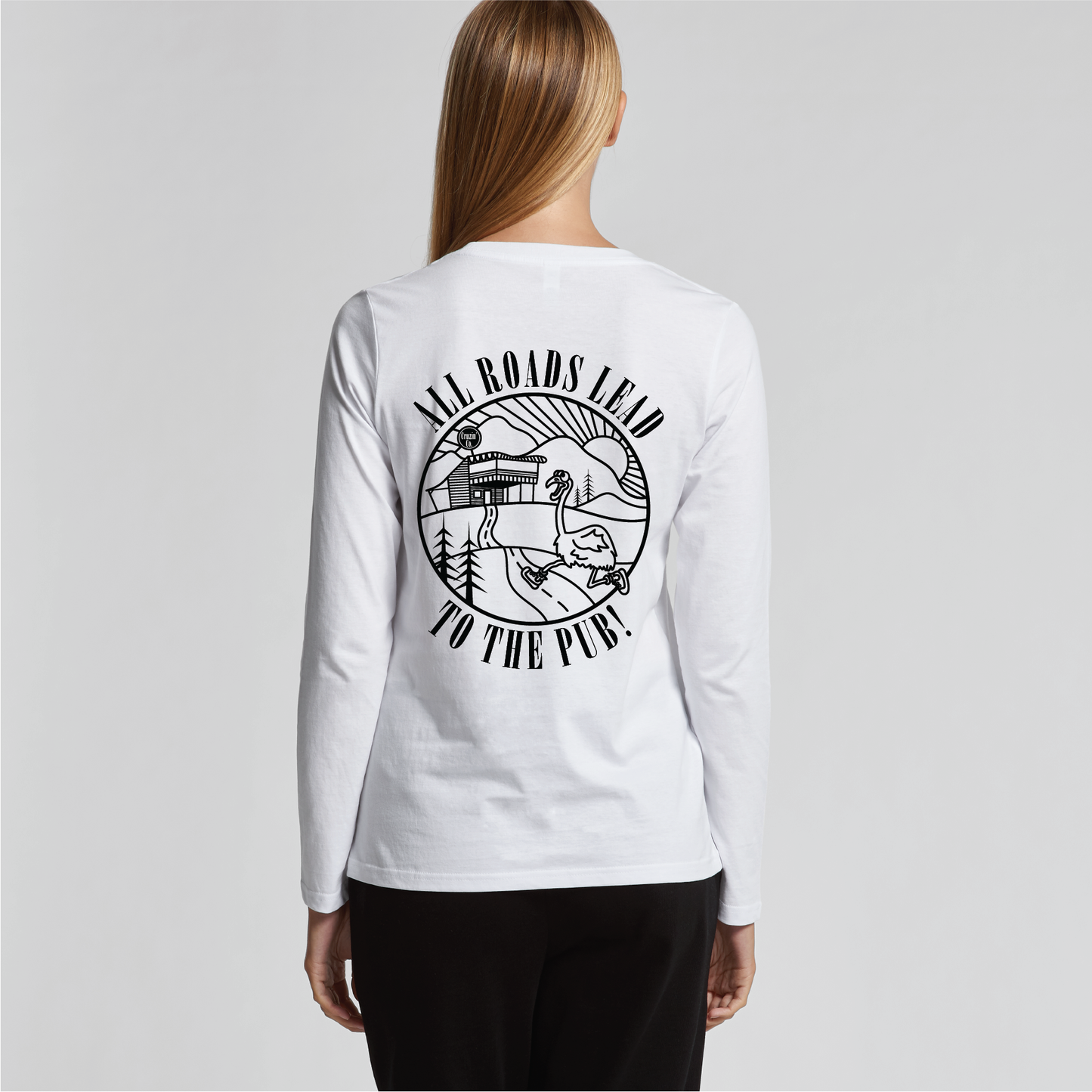 All Roads Lead To The Pub | Ladies Long Sleeve