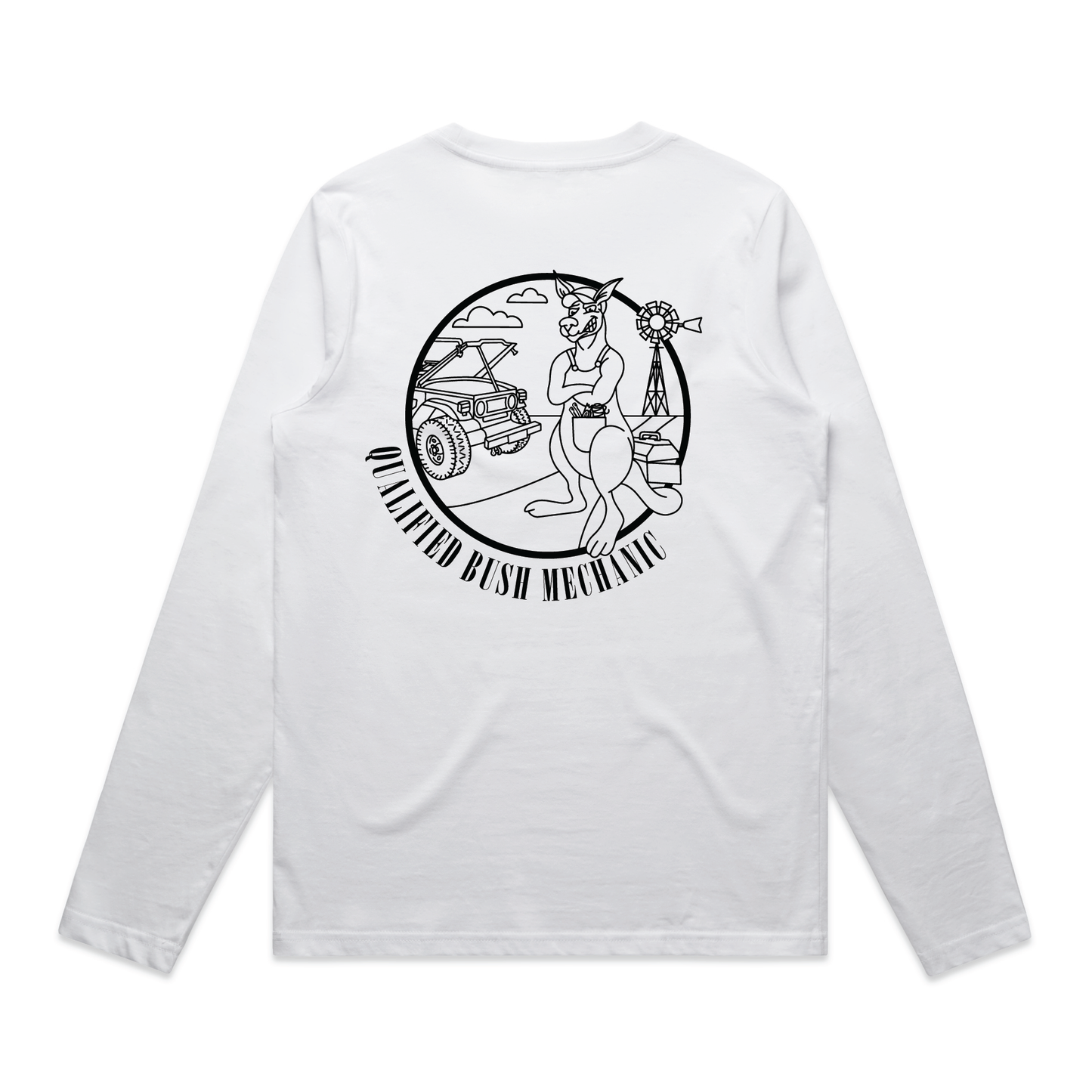 Qualified Bush Mechanic | Ladies Long Sleeve