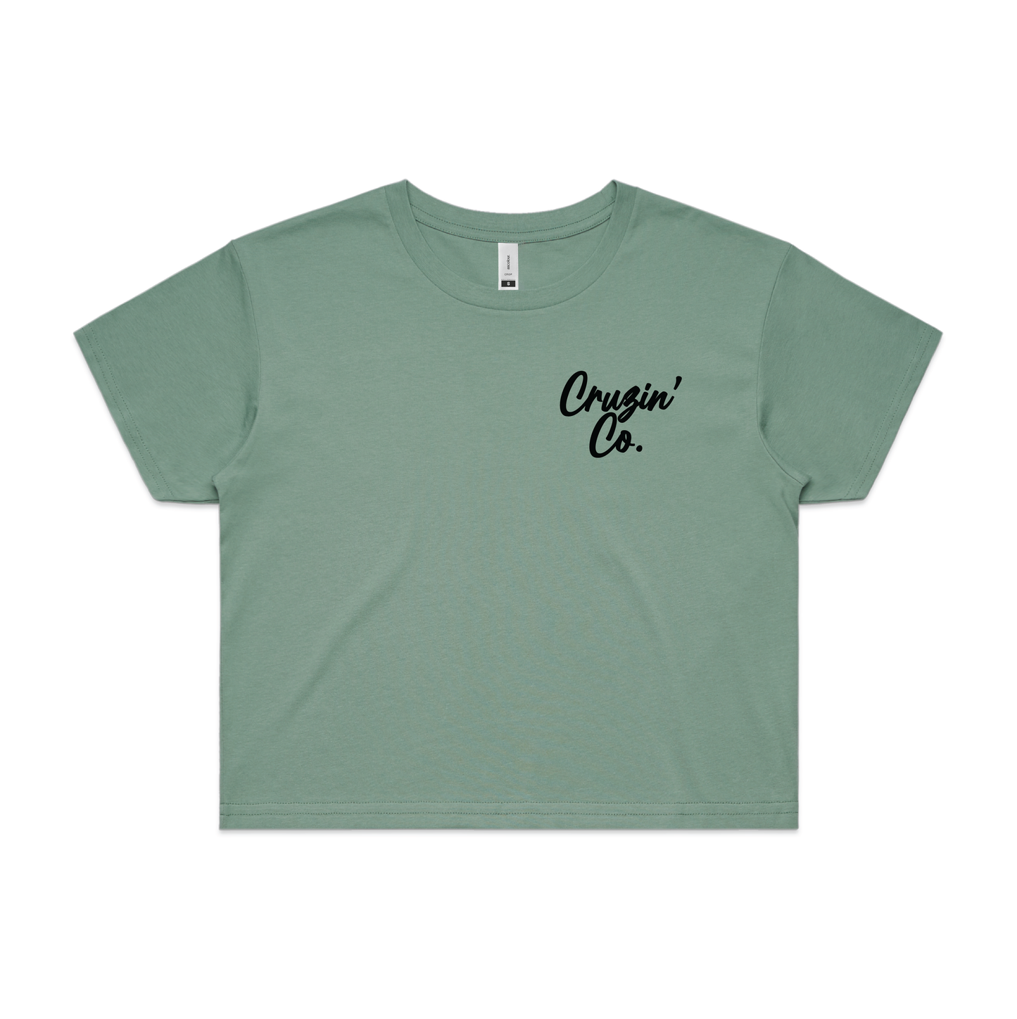 Cruzin' Co. Cursive Logo | Ladies Crop