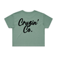 Cruzin' Co. Cursive Logo | Ladies Crop