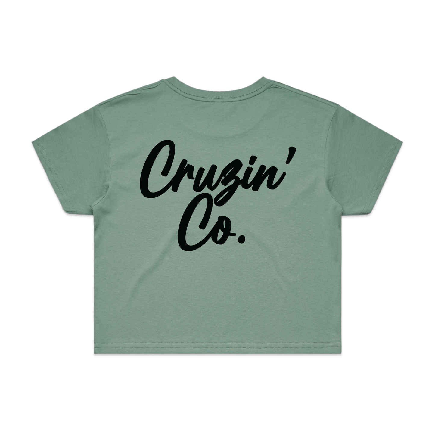 Cruzin' Co. Cursive Logo | Ladies Crop