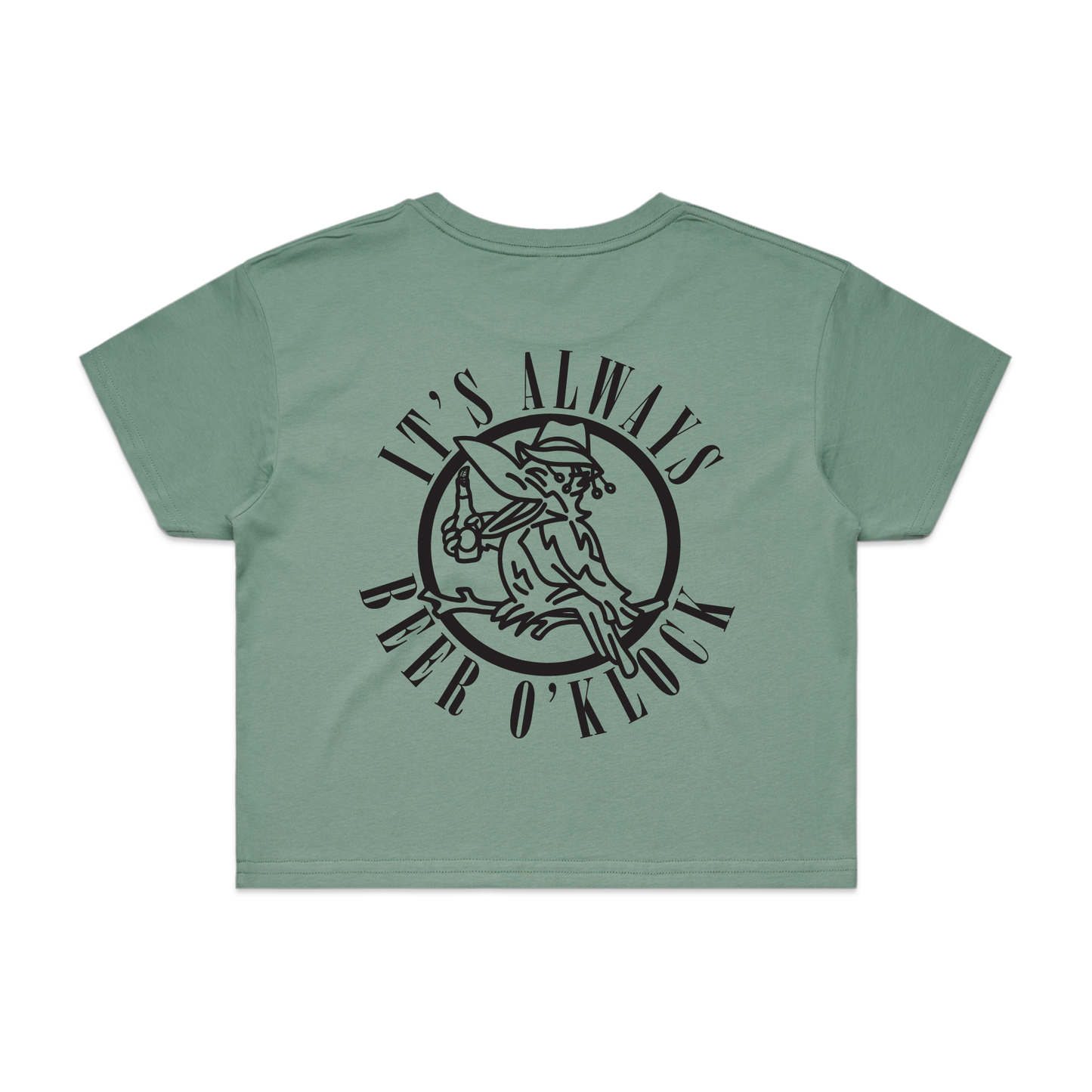 It's Always Beer O'Klock | Ladies Crop