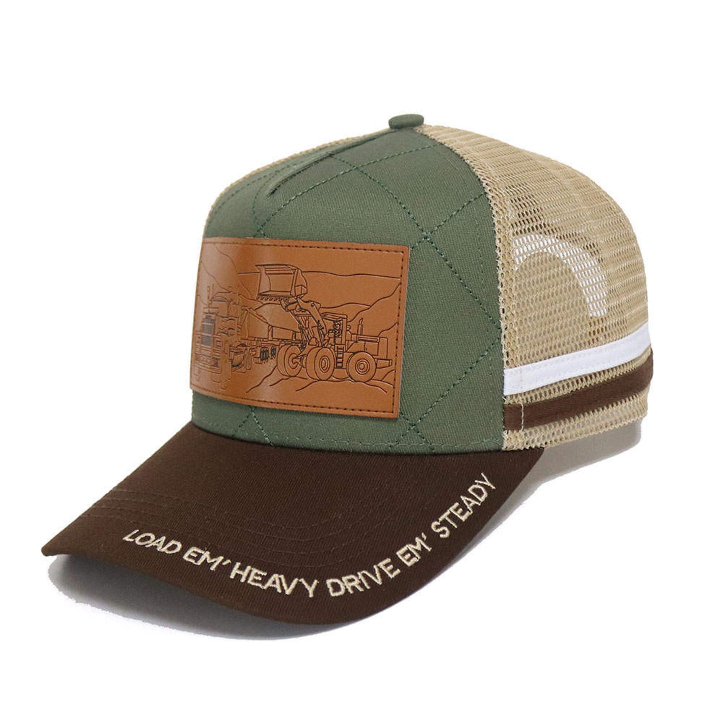 Load Em’ Heavy, Drive Em’ Steady | Trucker Cap