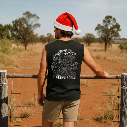 Holly Holly Let’s Get F*cking Jolly | Muscle Tank