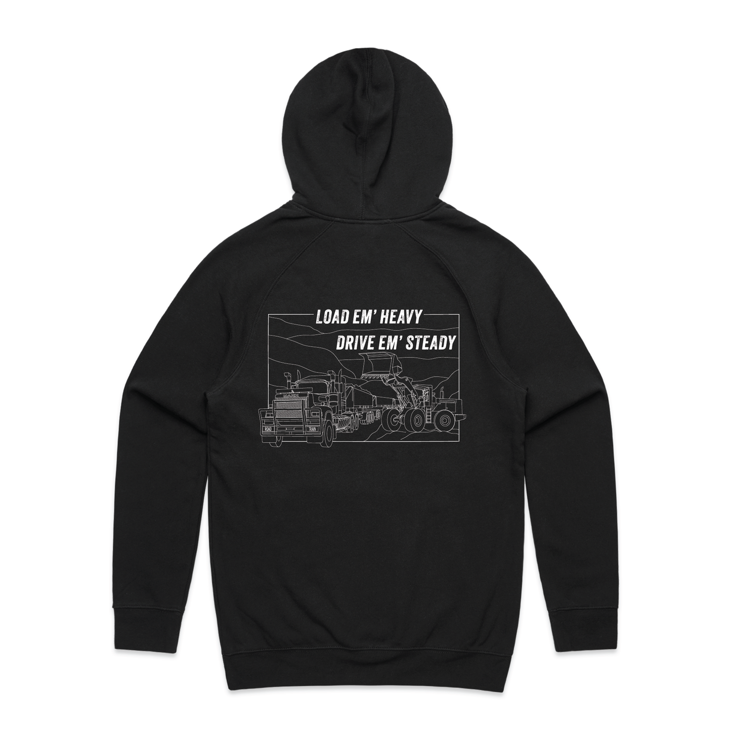 Load Em' Heavy Drive Em' Steady | Men's Hoodie