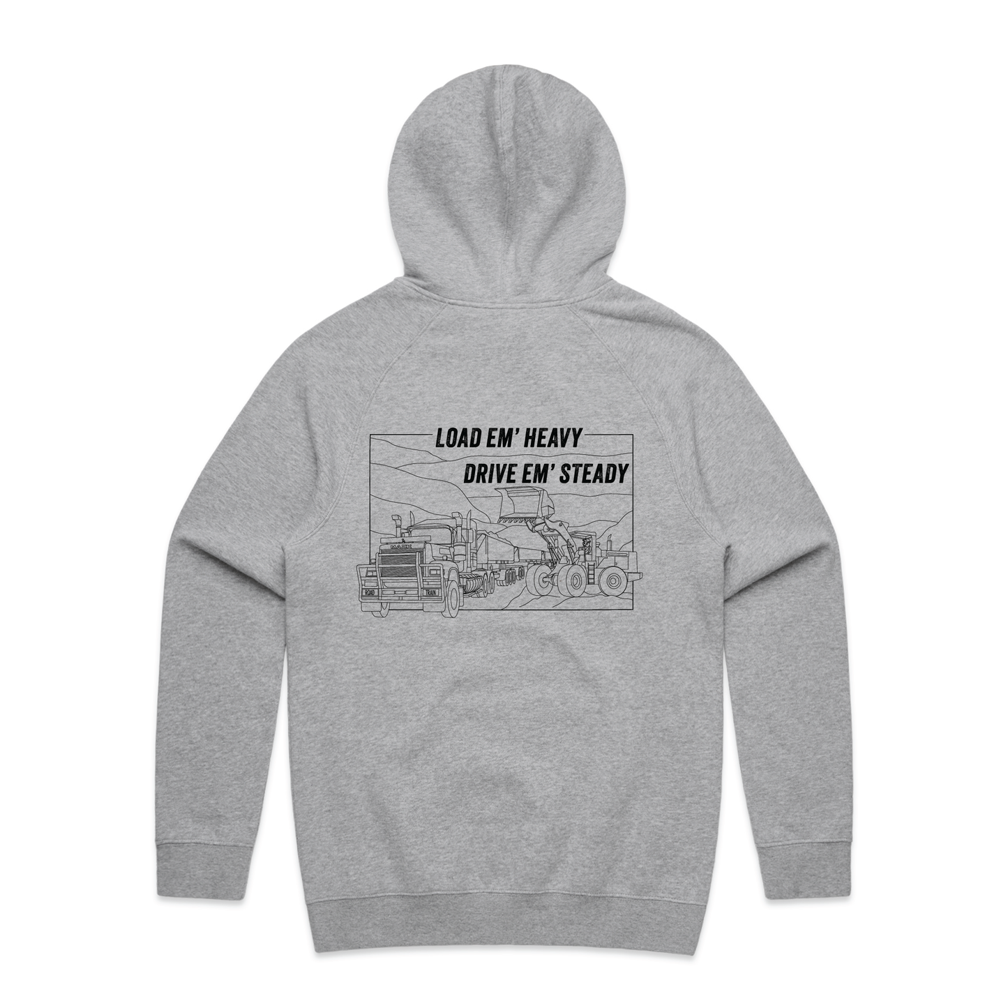 Load Em' Heavy Drive Em' Steady | Men's Hoodie