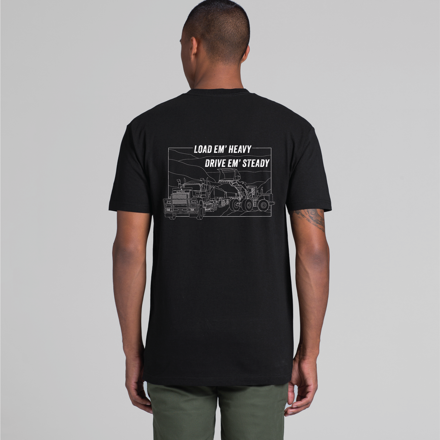 Load Em' Heavy Drive Em' Steady | Men’s Tee