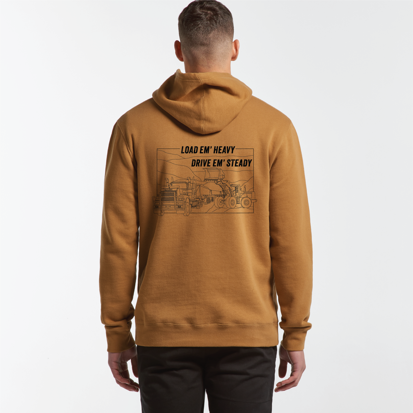 Load Em' Heavy Drive Em' Steady | Men's Hoodie