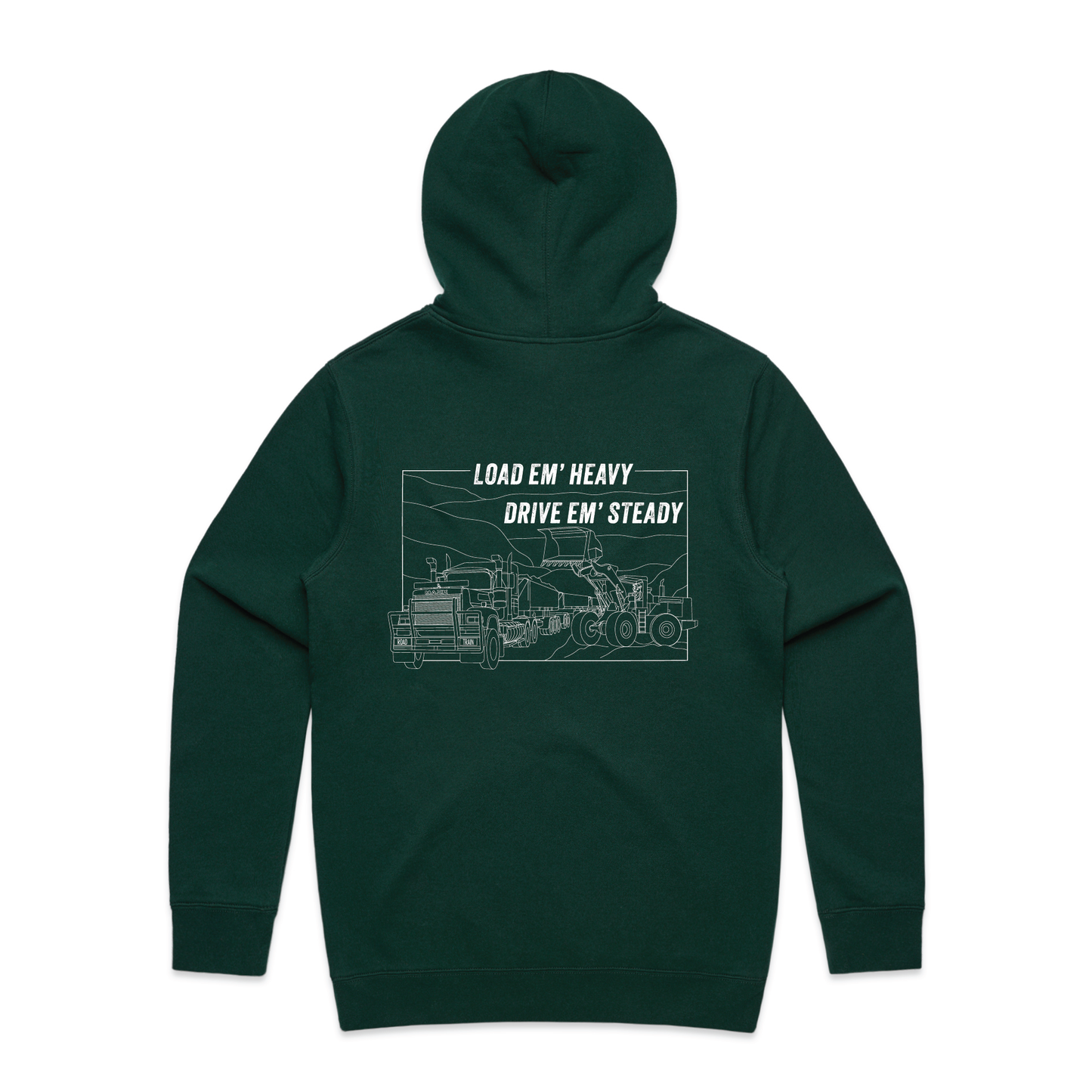 Load Em' Heavy Drive Em' Steady | Men's Hoodie