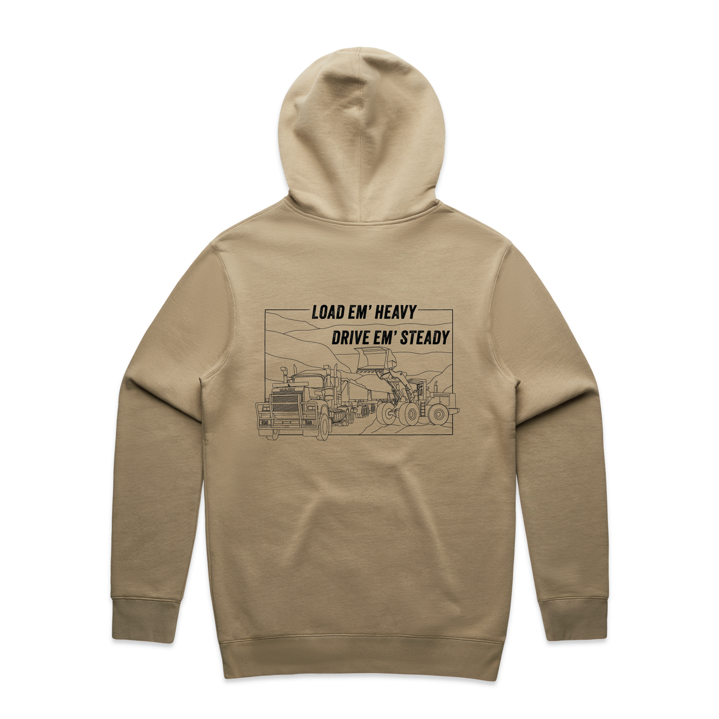 Load Em' Heavy Drive Em' Steady | Men's Hoodie