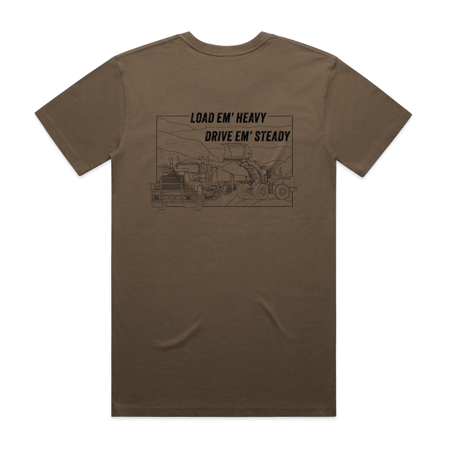 Load Em' Heavy Drive Em' Steady | Men’s Tee