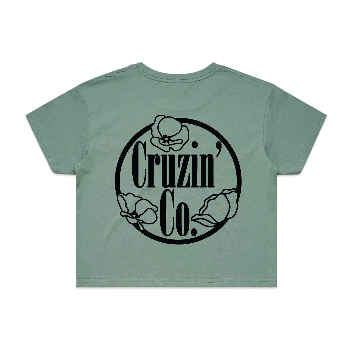 Cruzin' Co. Anzac Logo | Ladies Crop