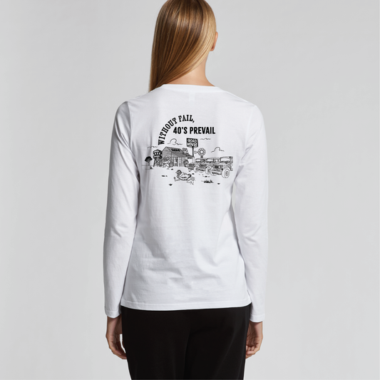 Without Fail, 40's Prevail | Ladies Long Sleeve