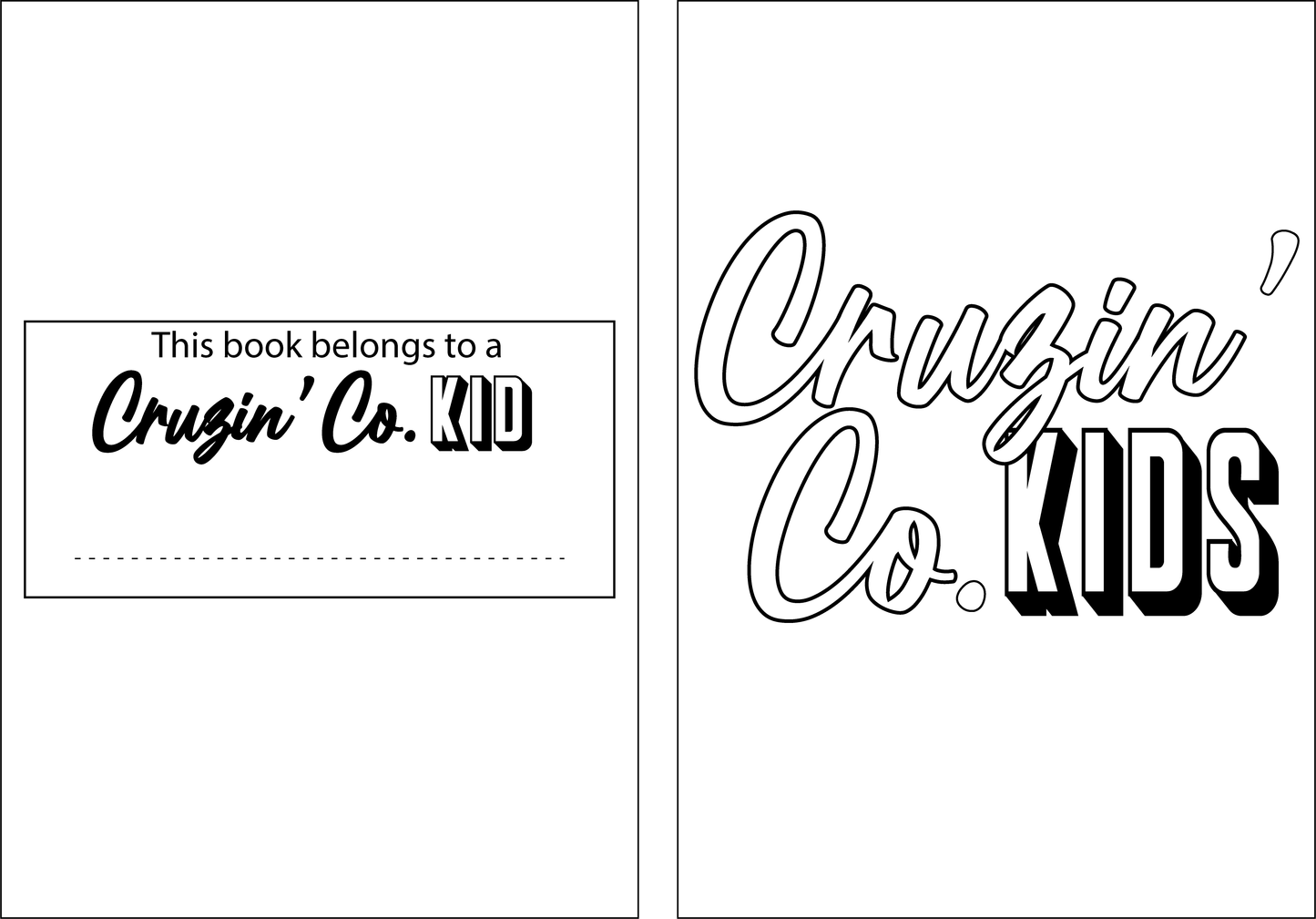 Colouring-In-Book | Cruzin' Co. KIDS