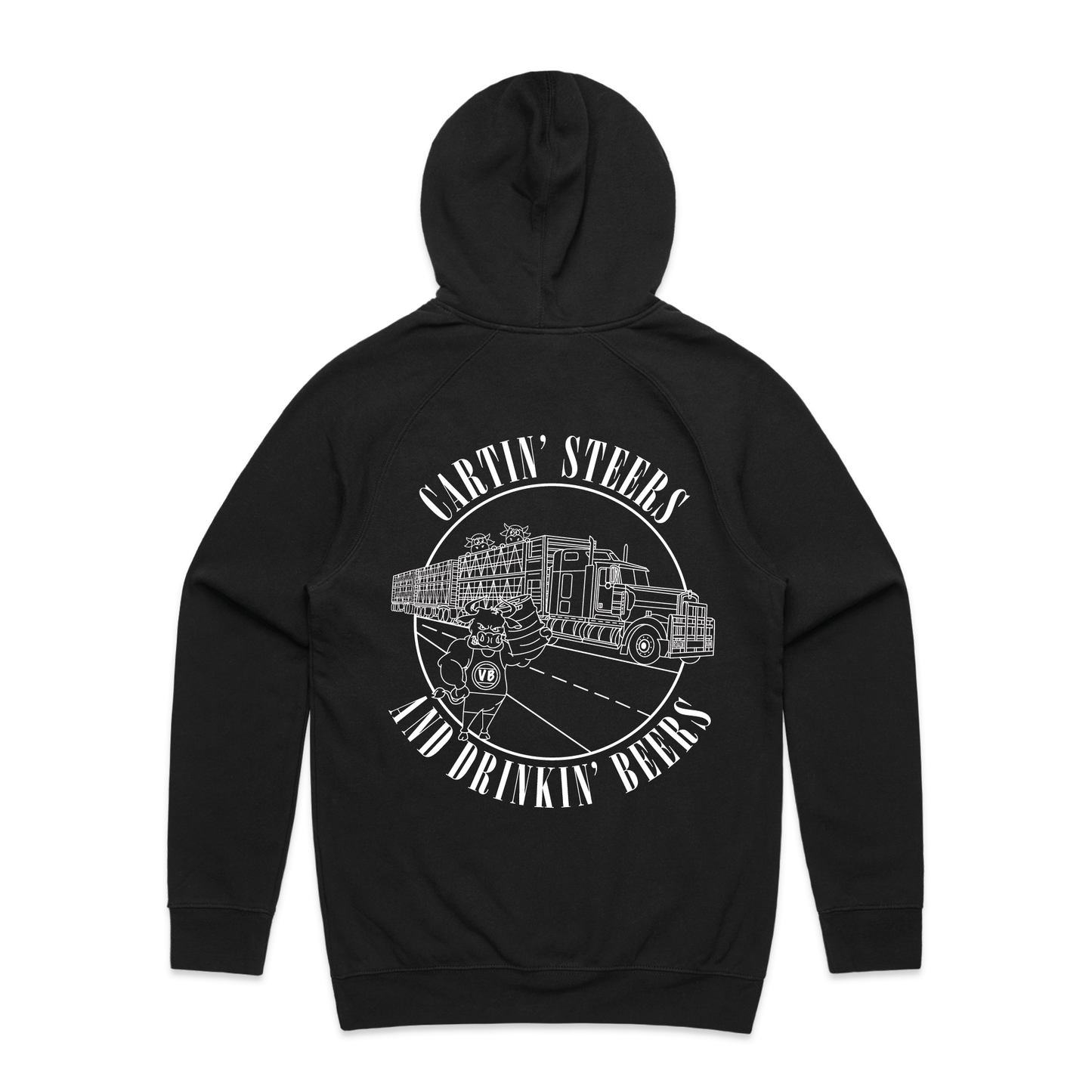 Cartin' Steers And Drinkin' Beers | Men's Hoodie