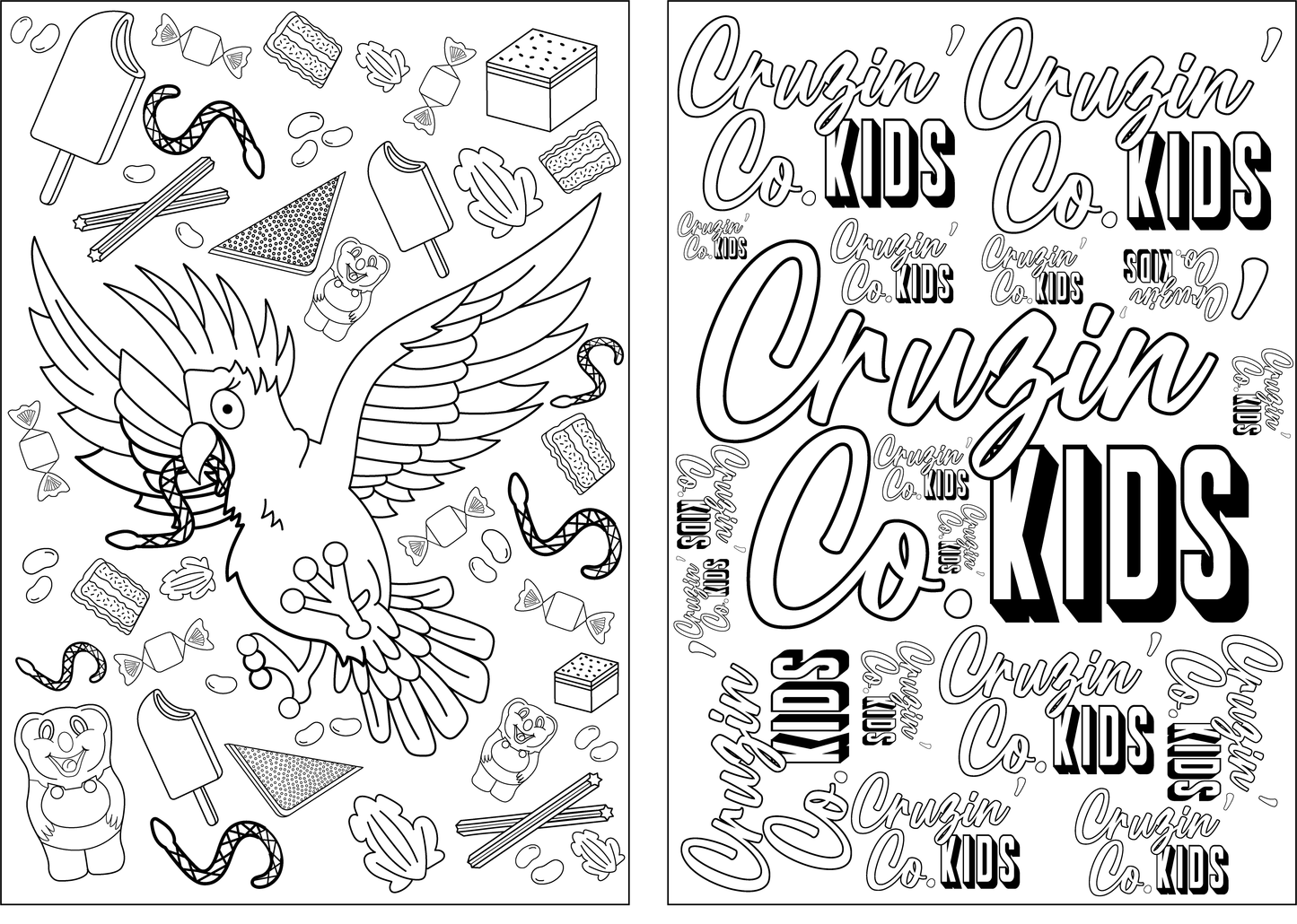 Colouring-In-Book | Cruzin' Co. KIDS