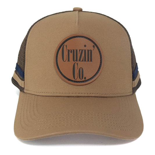 Cruzin' Co. Logo | Trucker Cap | Tan