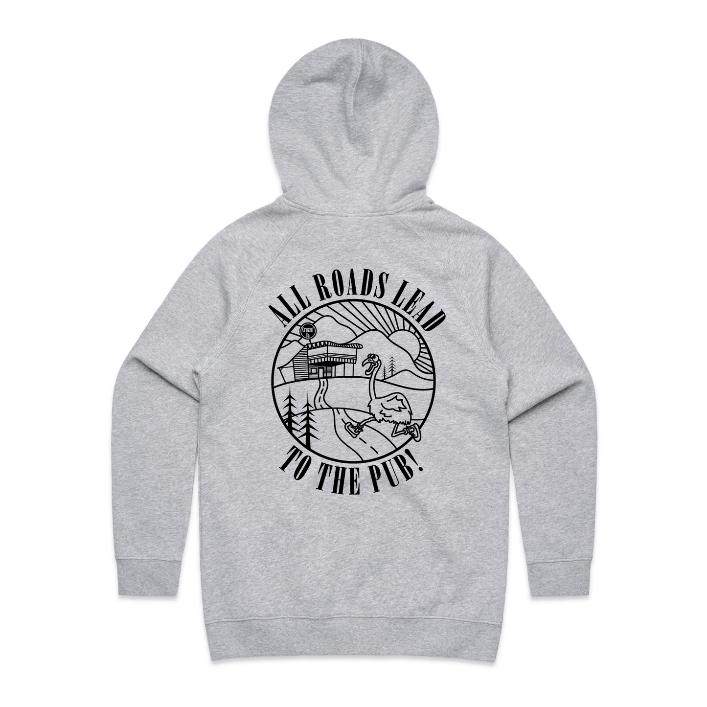 All Roads Lead To The Pub | Ladies Hoodie