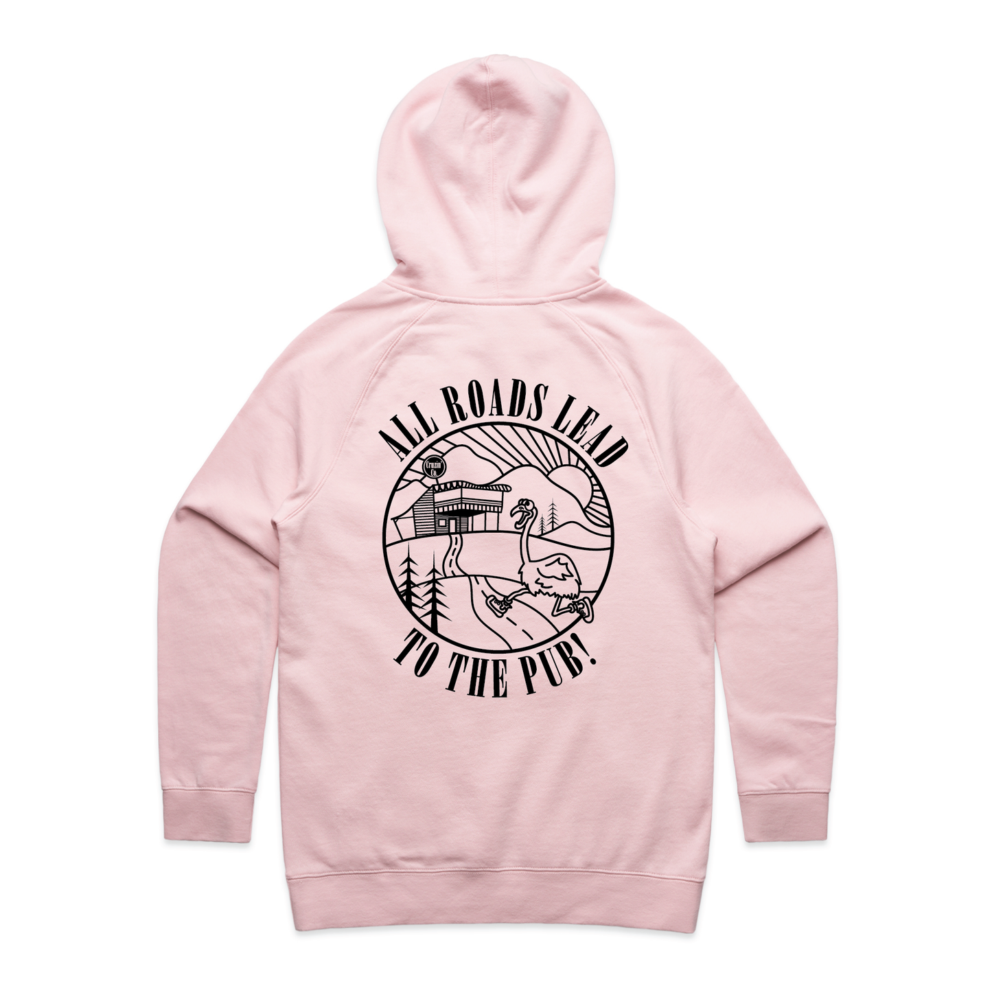 All Roads Lead To The Pub | Ladies Hoodie