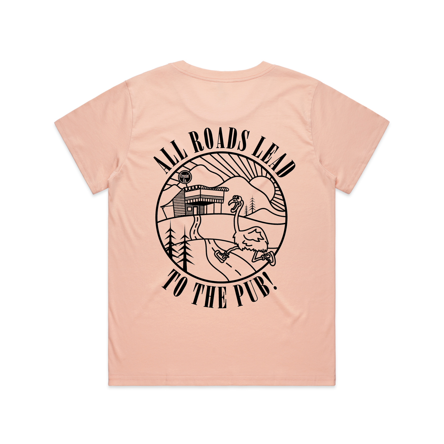 All Roads Lead To The Pub | Ladies Tee