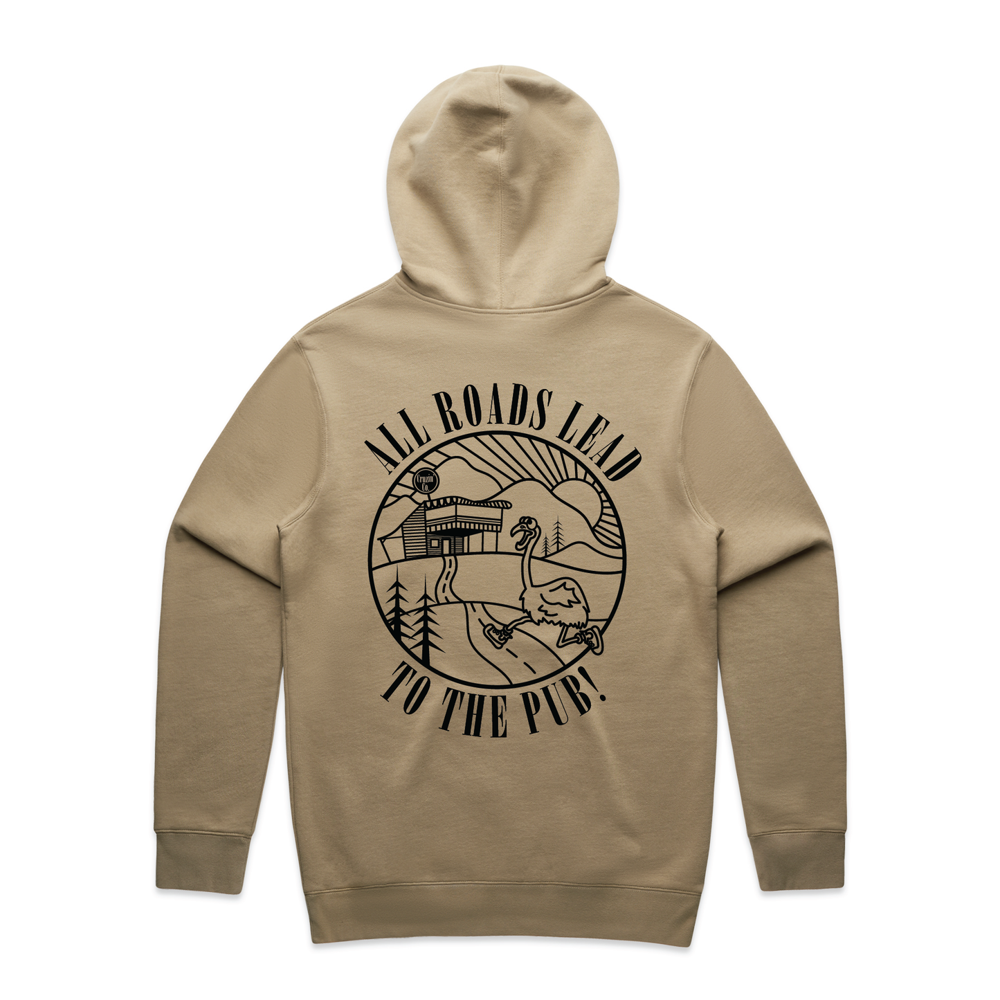 All Roads Lead To The Pub | Men's Hoodie