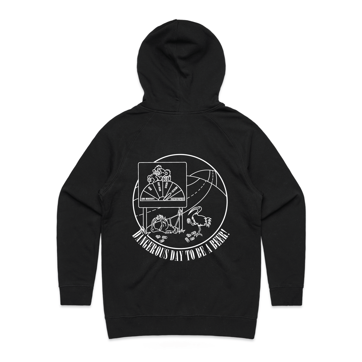 Dangerous Day To Be A Beer | Ladies Hoodie