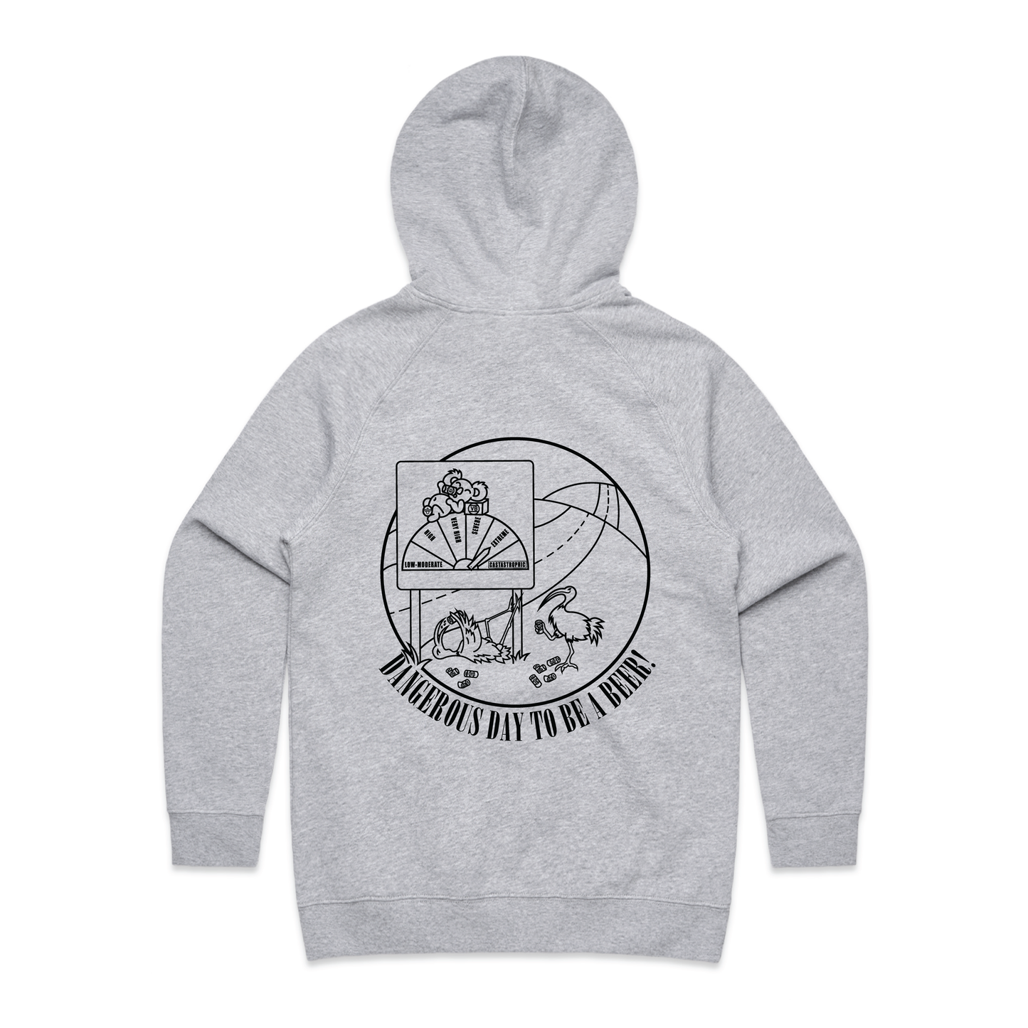 Dangerous Day To Be A Beer | Ladies Hoodie