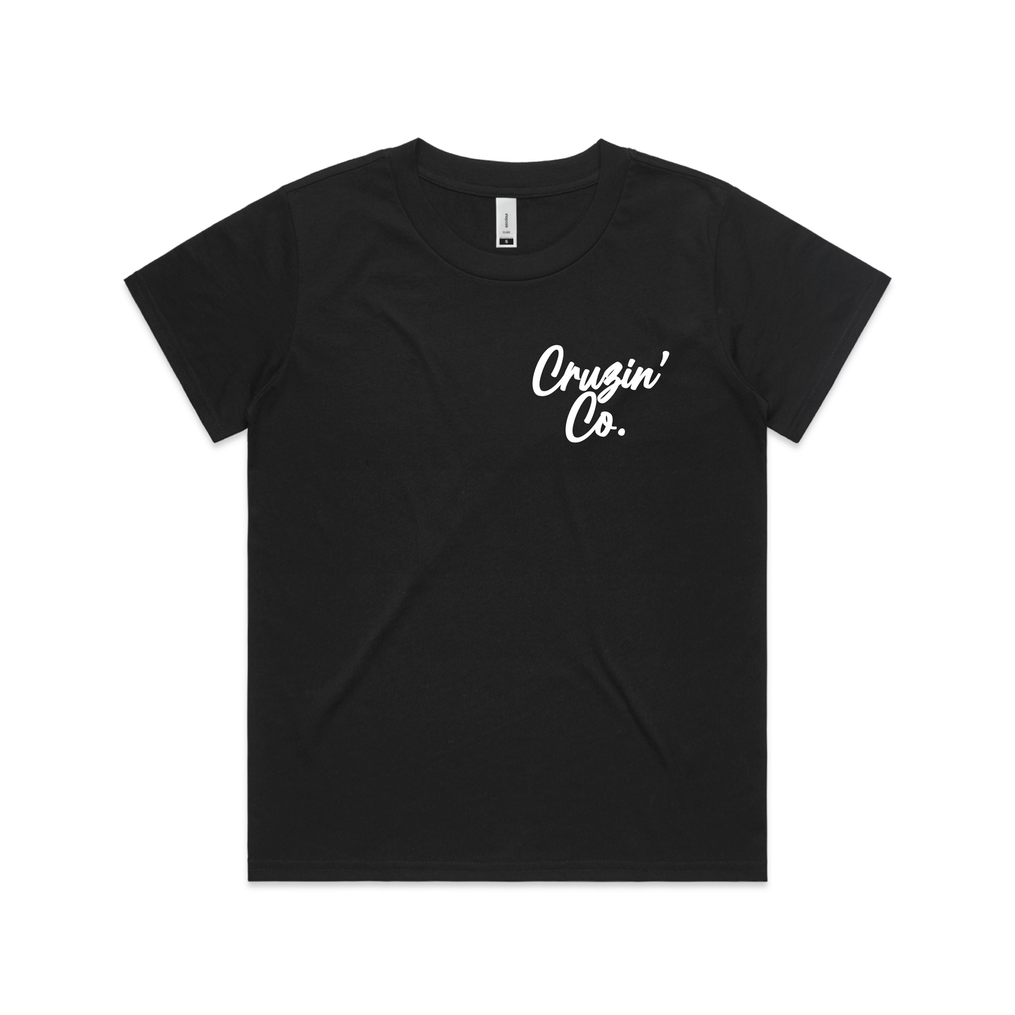 Cruzin' Co. Cursive Logo | Ladies Tee