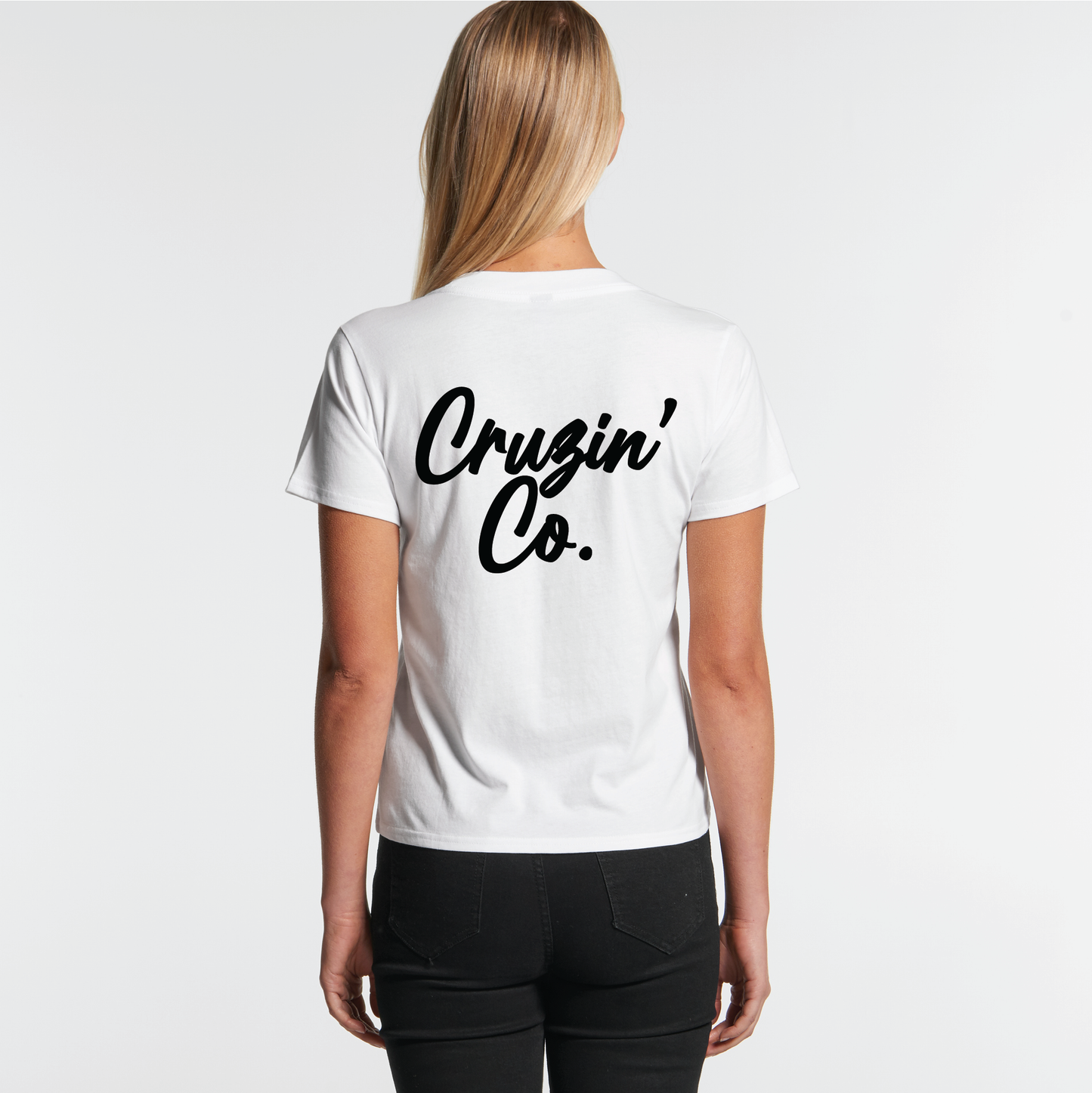 Cruzin' Co. Cursive Logo | Ladies Tee