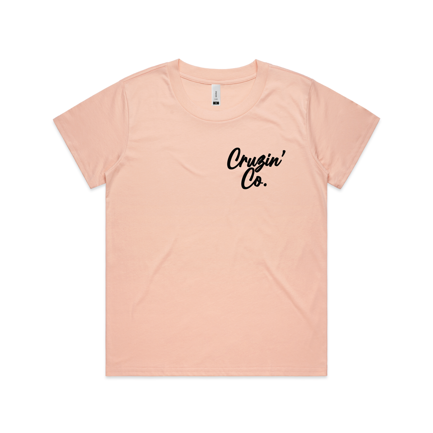 Cruzin' Co. Cursive Logo | Ladies Tee