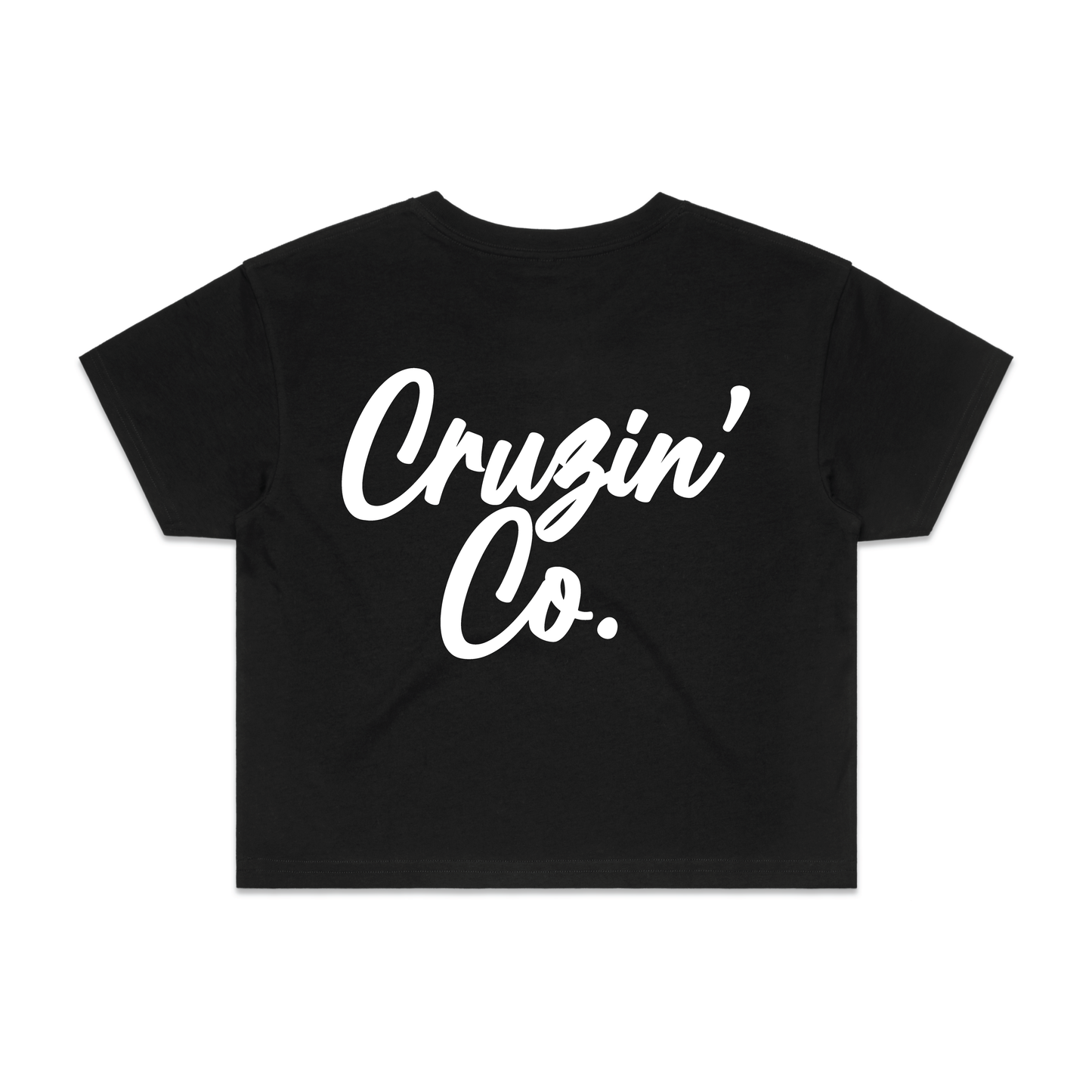 Cruzin' Co. Cursive Logo | Ladies Crop