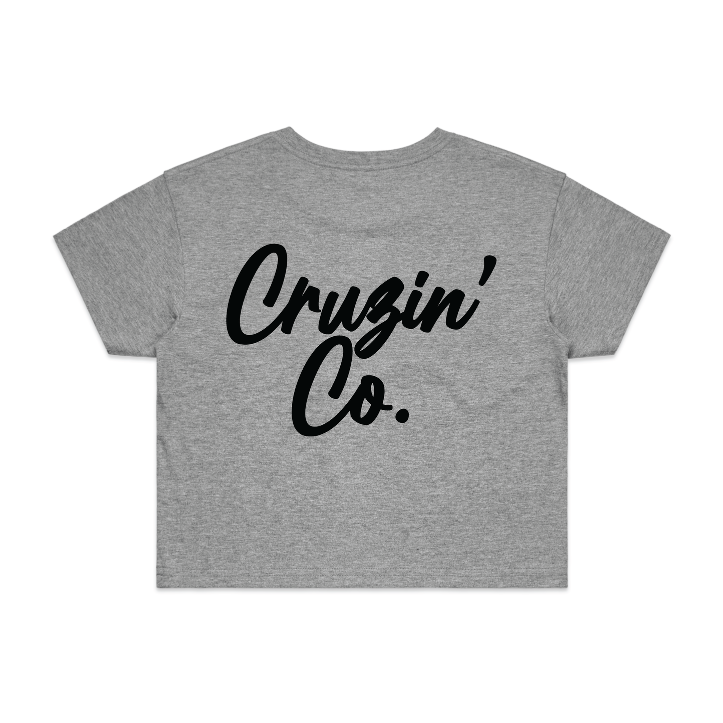 Cruzin' Co. Cursive Logo | Ladies Crop