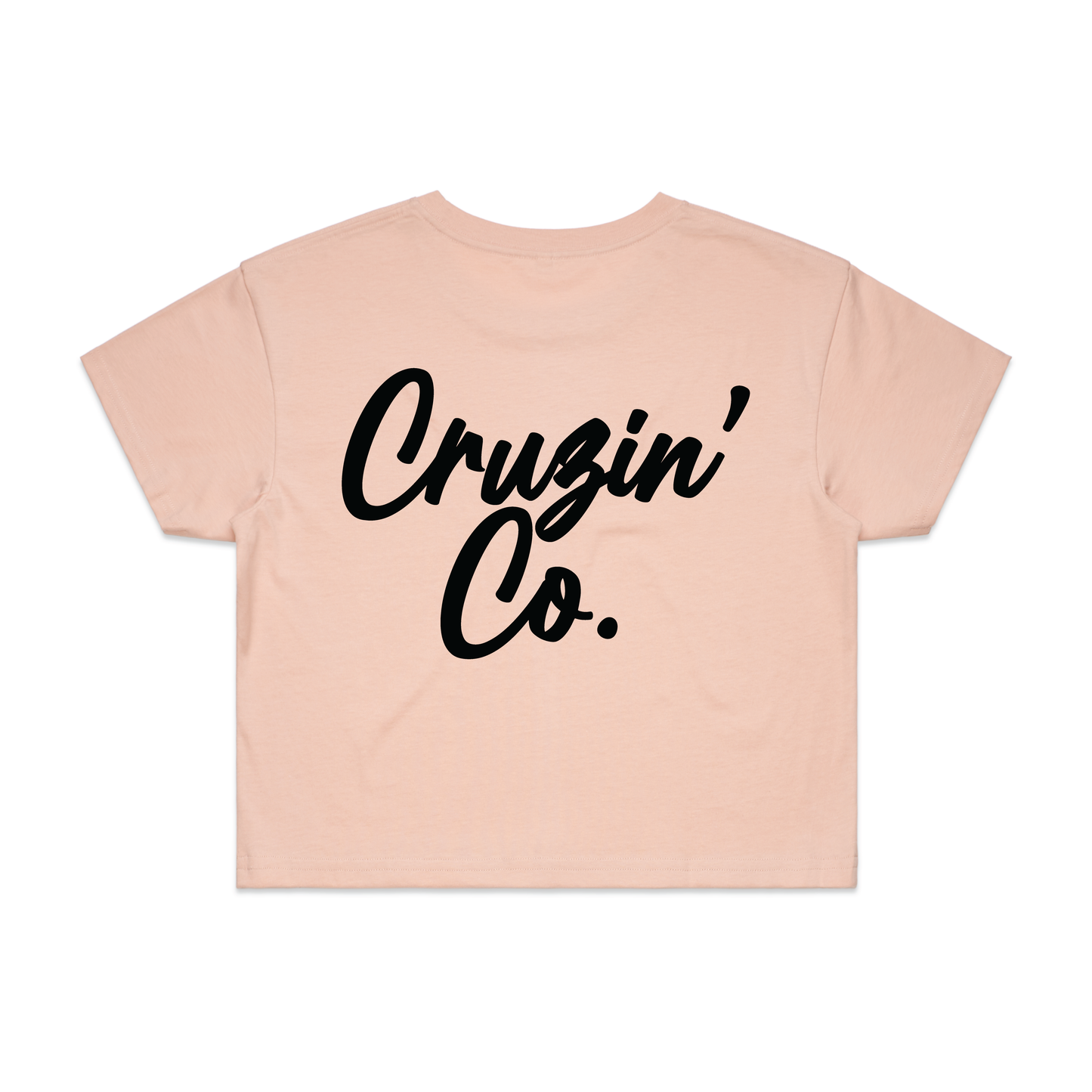 Cruzin' Co. Cursive Logo | Ladies Crop