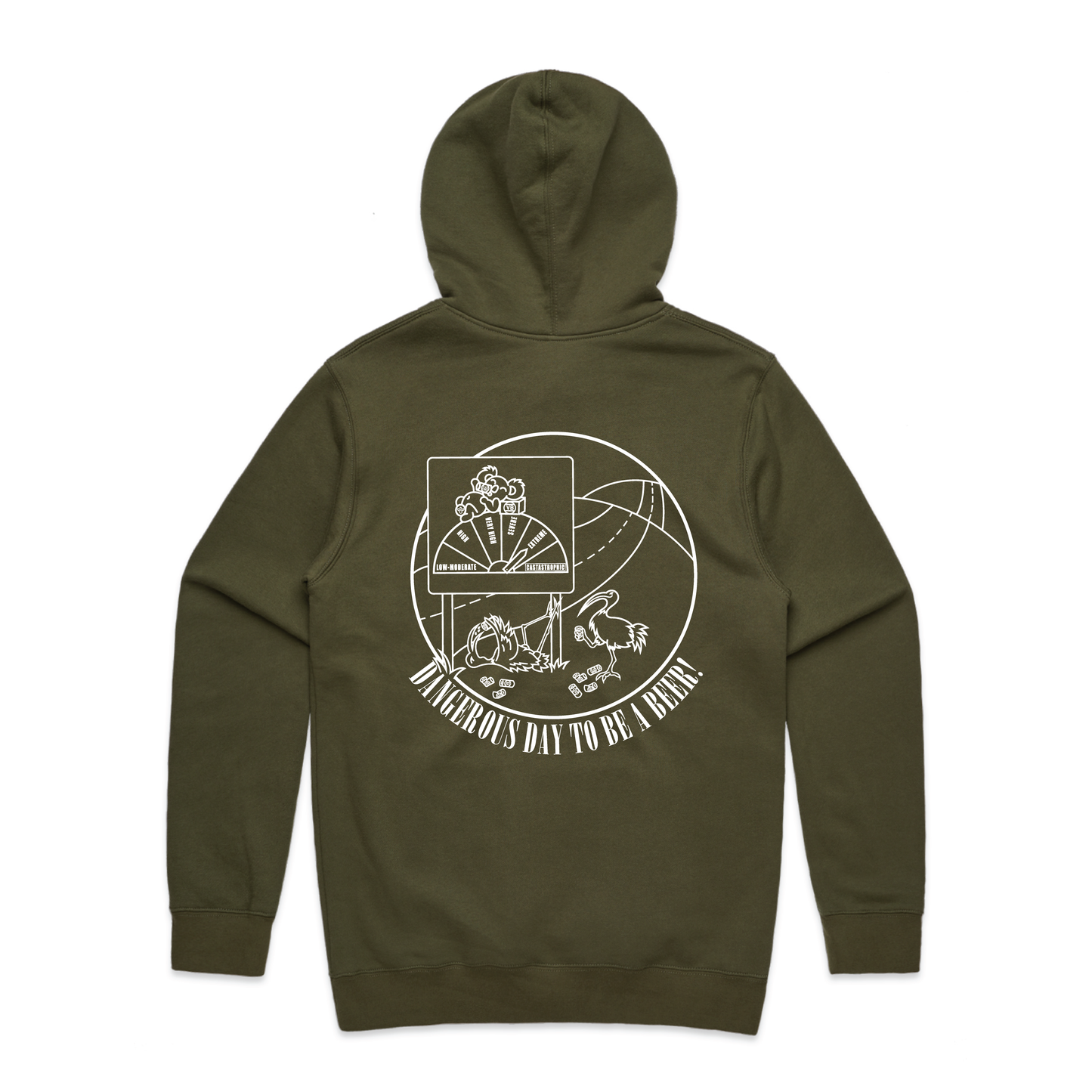 Dangerous Day To Be A Beer | Men's Hoodie