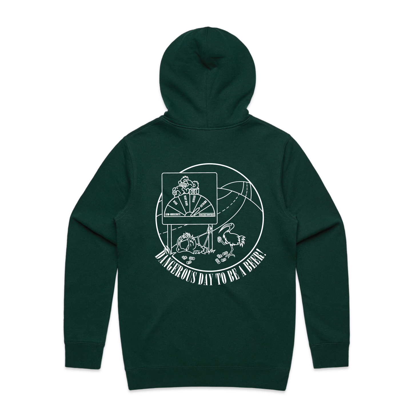 Dangerous Day To Be A Beer | Men's Hoodie