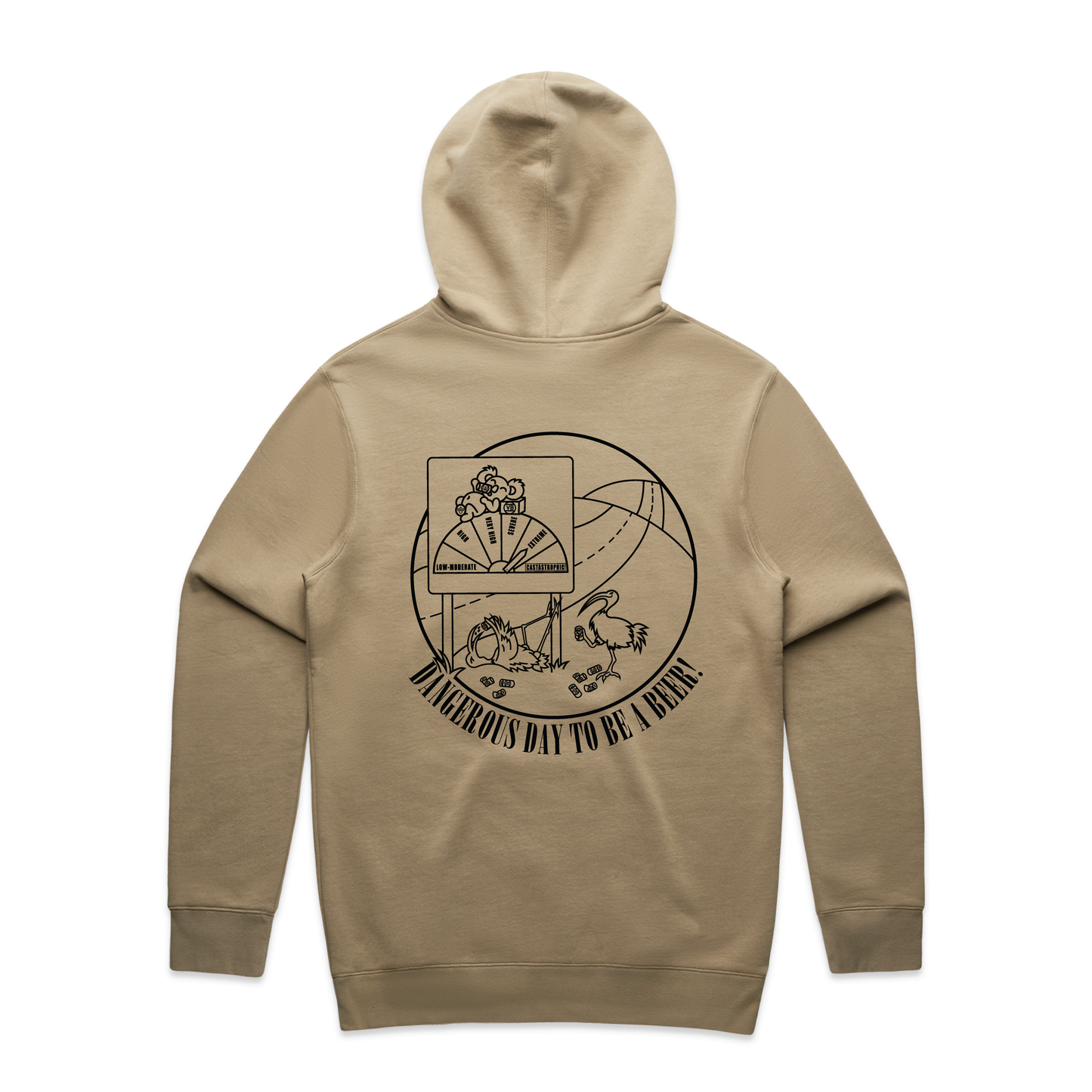 Dangerous Day To Be A Beer | Men's Hoodie