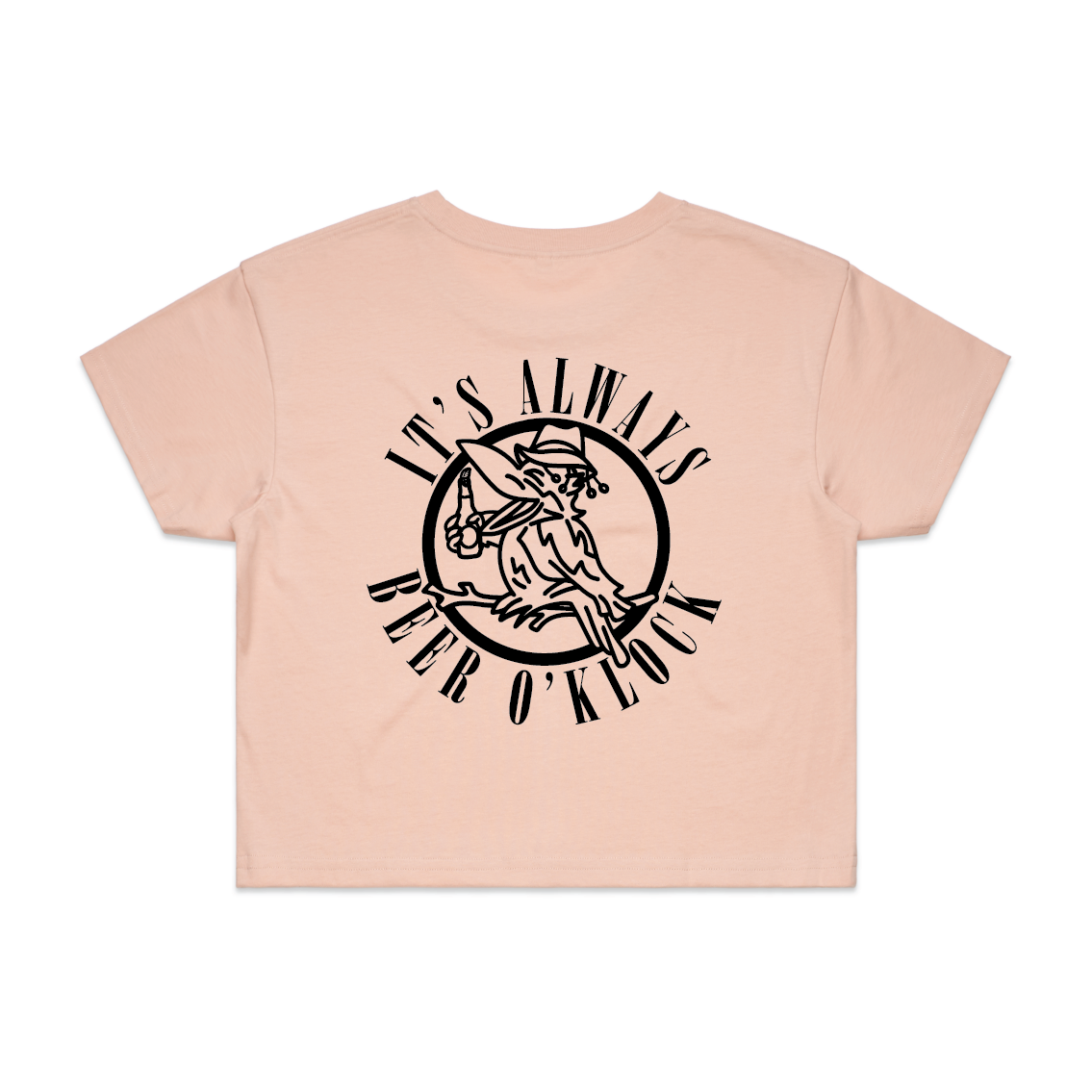It's Always Beer O'Klock | Ladies Crop