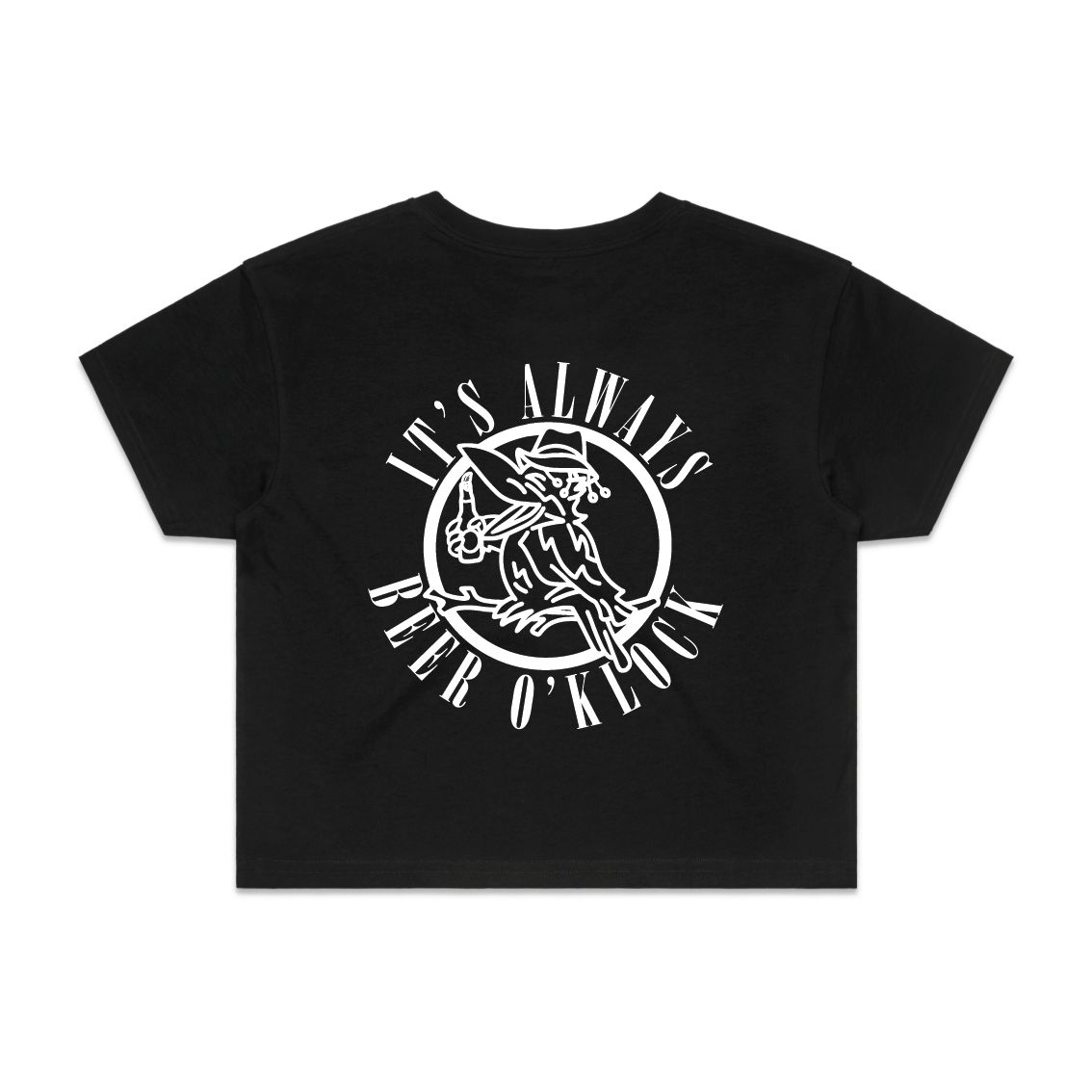 It's Always Beer O'Klock | Ladies Crop