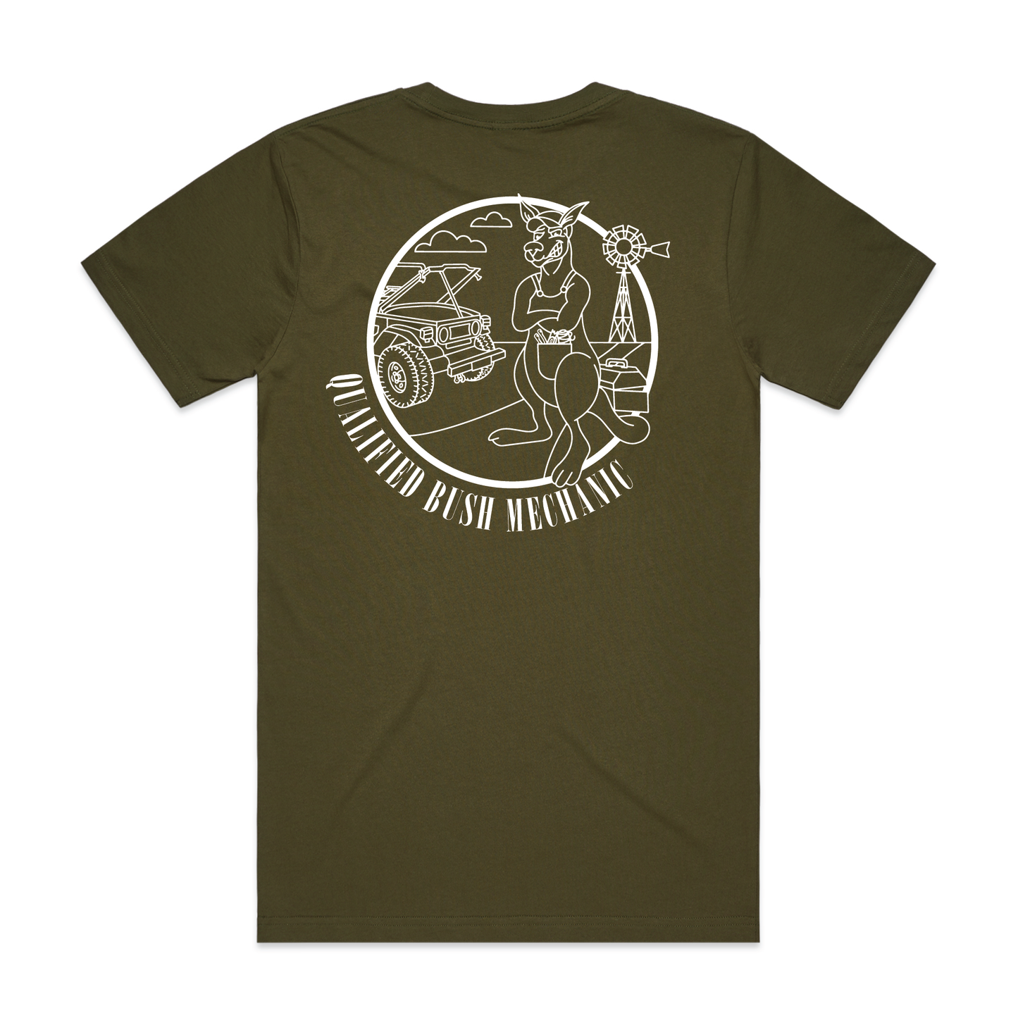 Qualified Bush Mechanic | Mens Tee