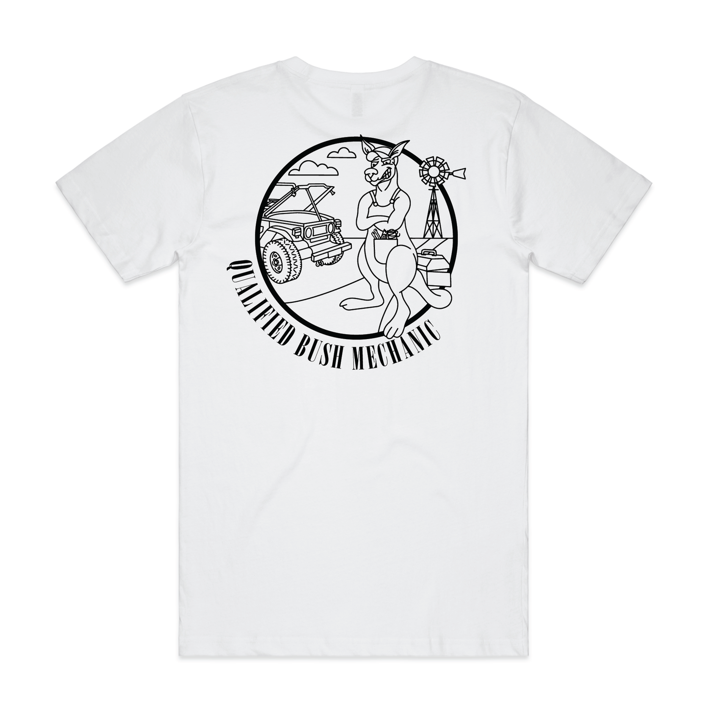 Qualified Bush Mechanic | Mens Tee