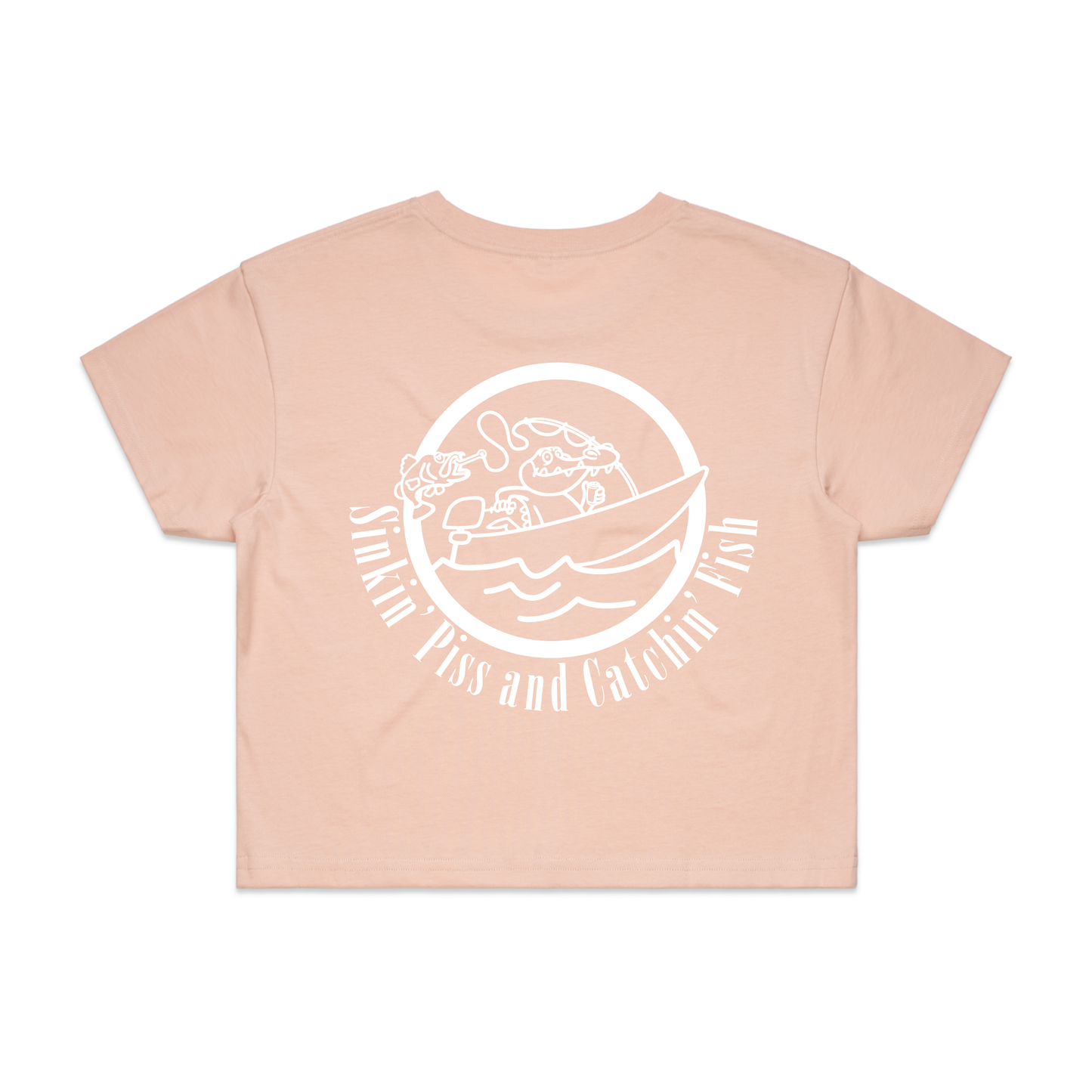 Sinkin' Piss and Catchin' Fish | Ladies Crop