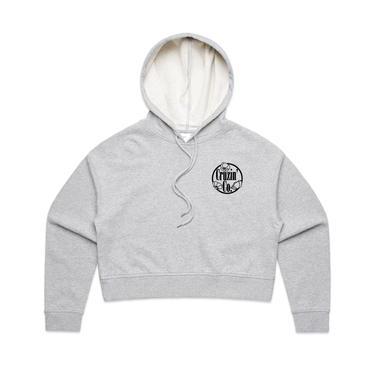 Cruzin' Co. Anzac Logo | Ladies Crop Hoodie