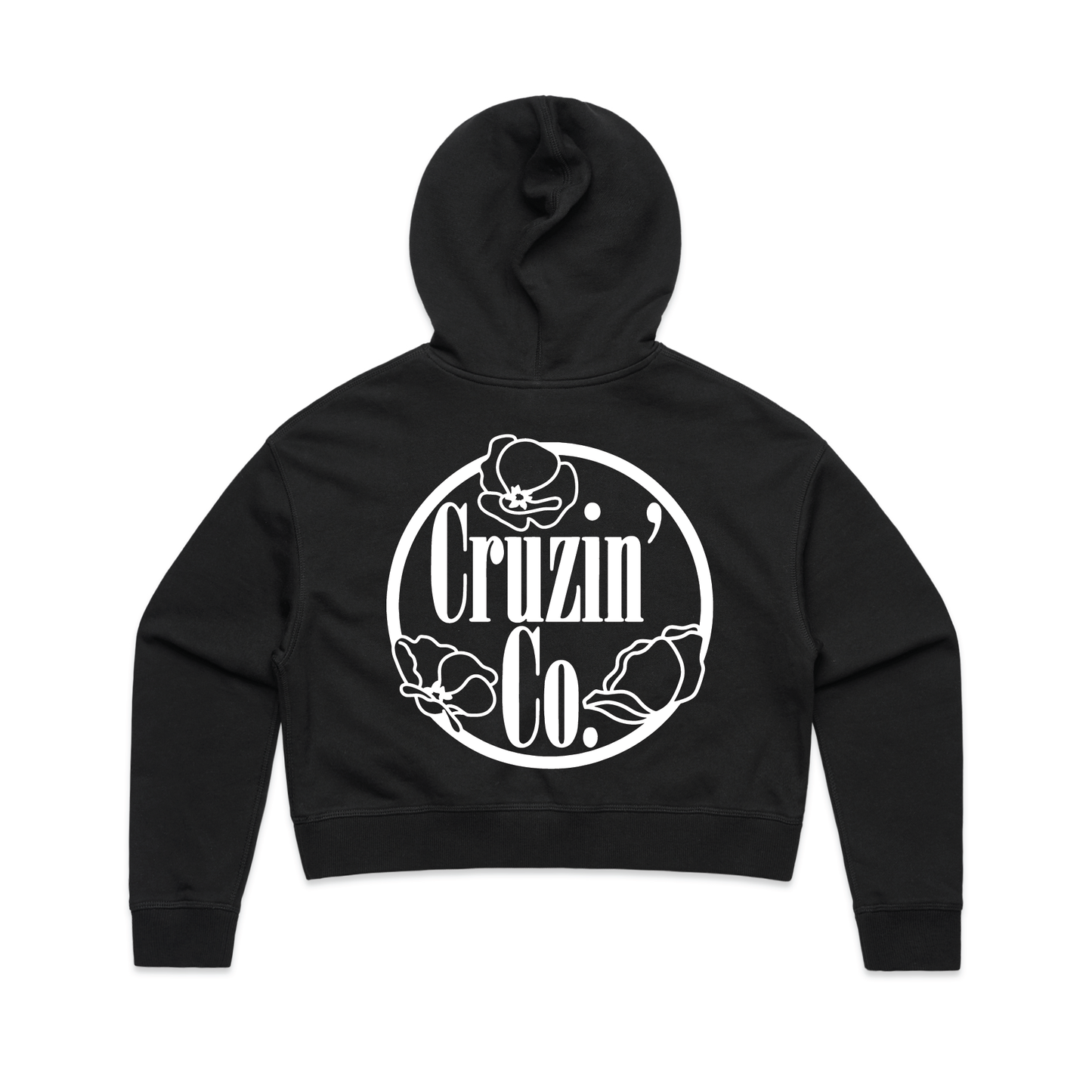 Cruzin' Co. Anzac Logo | Ladies Crop Hoodie