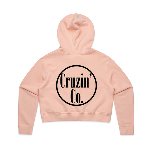 Original Cruzin' Co. Logo | Ladies Crop Hoodie