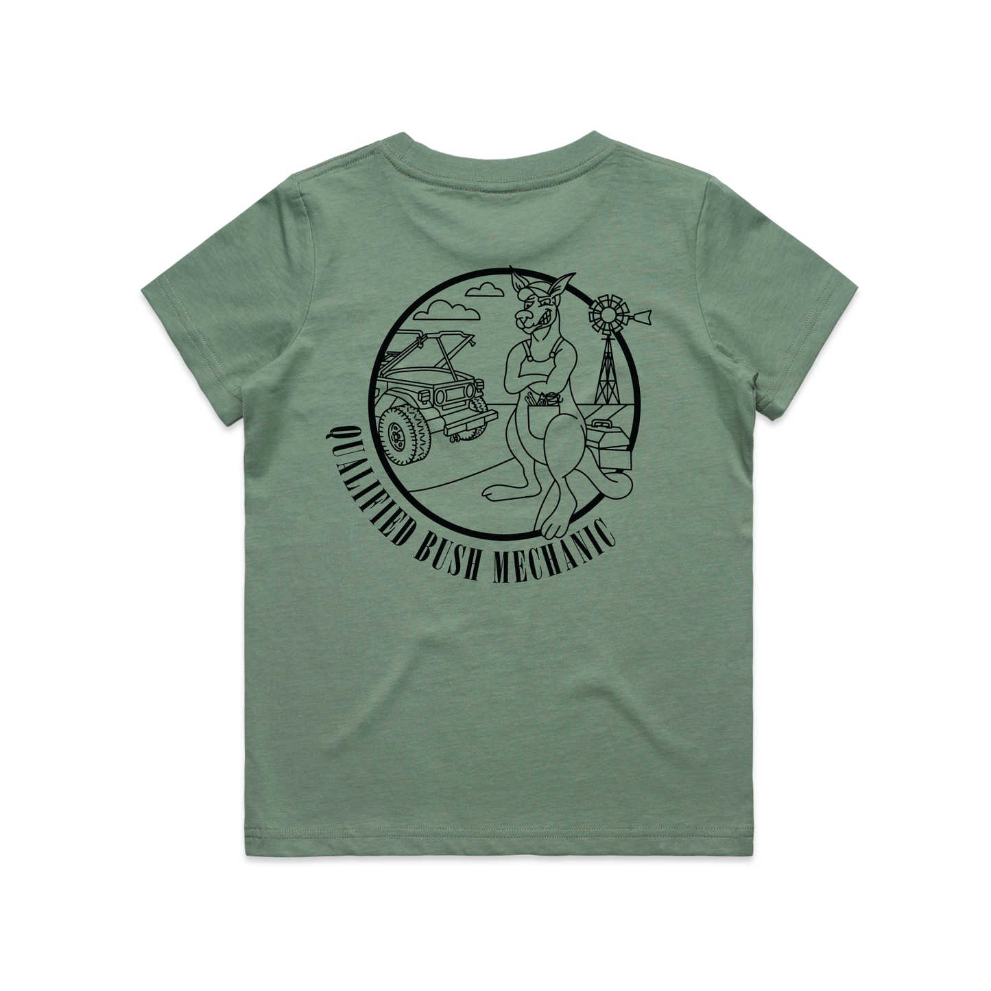 Qualified Bush Mechanic | Kids Tee