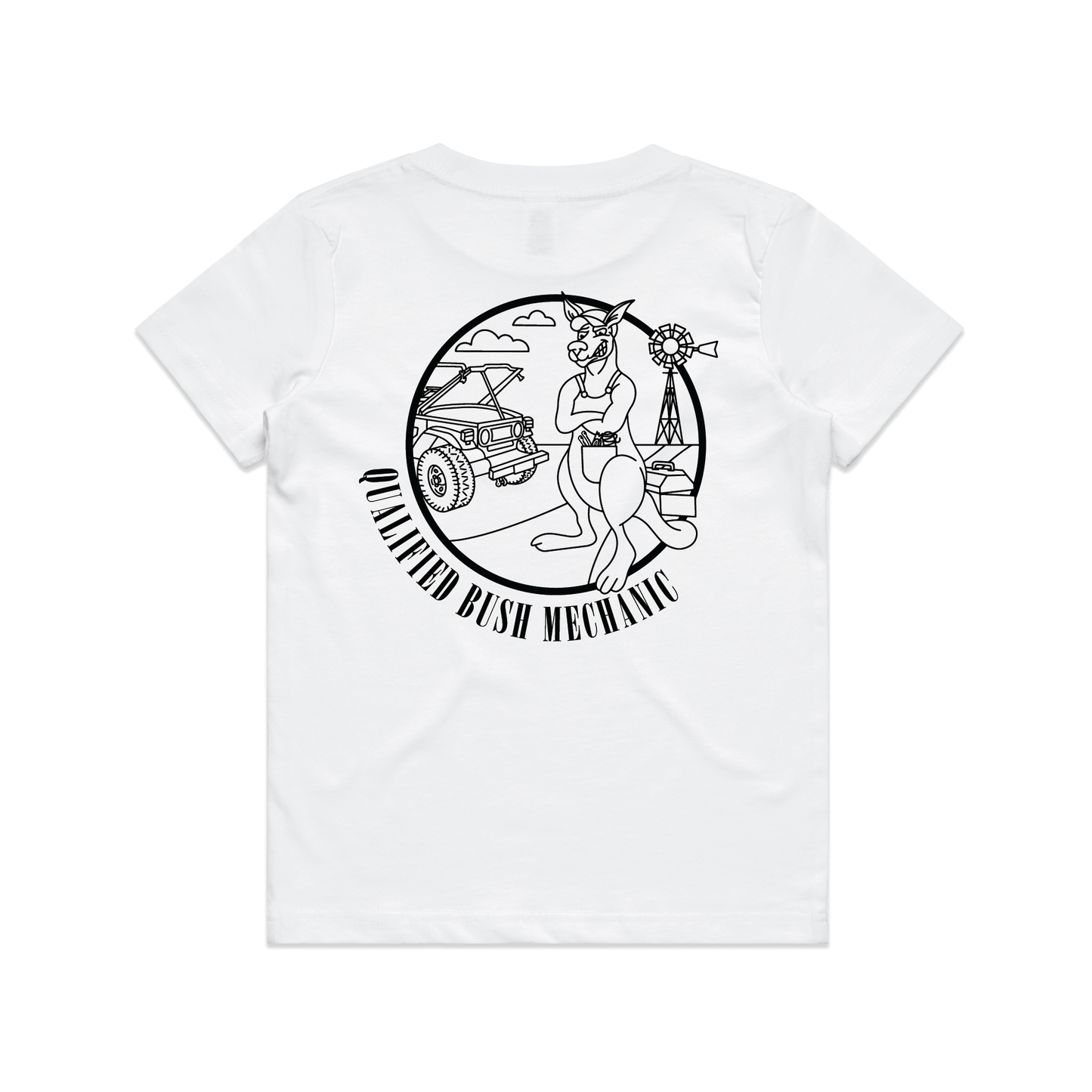 Qualified Bush Mechanic | Kids Tee