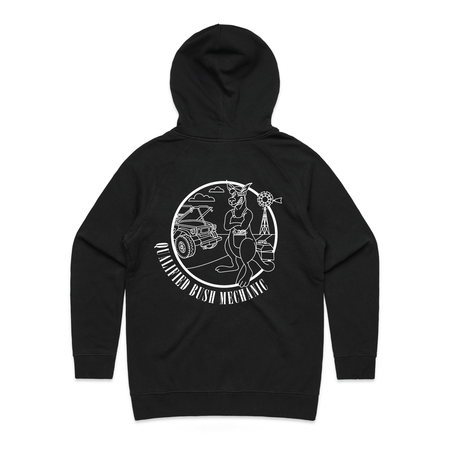 Qualified Bush Mechanic | Ladies Hoodie