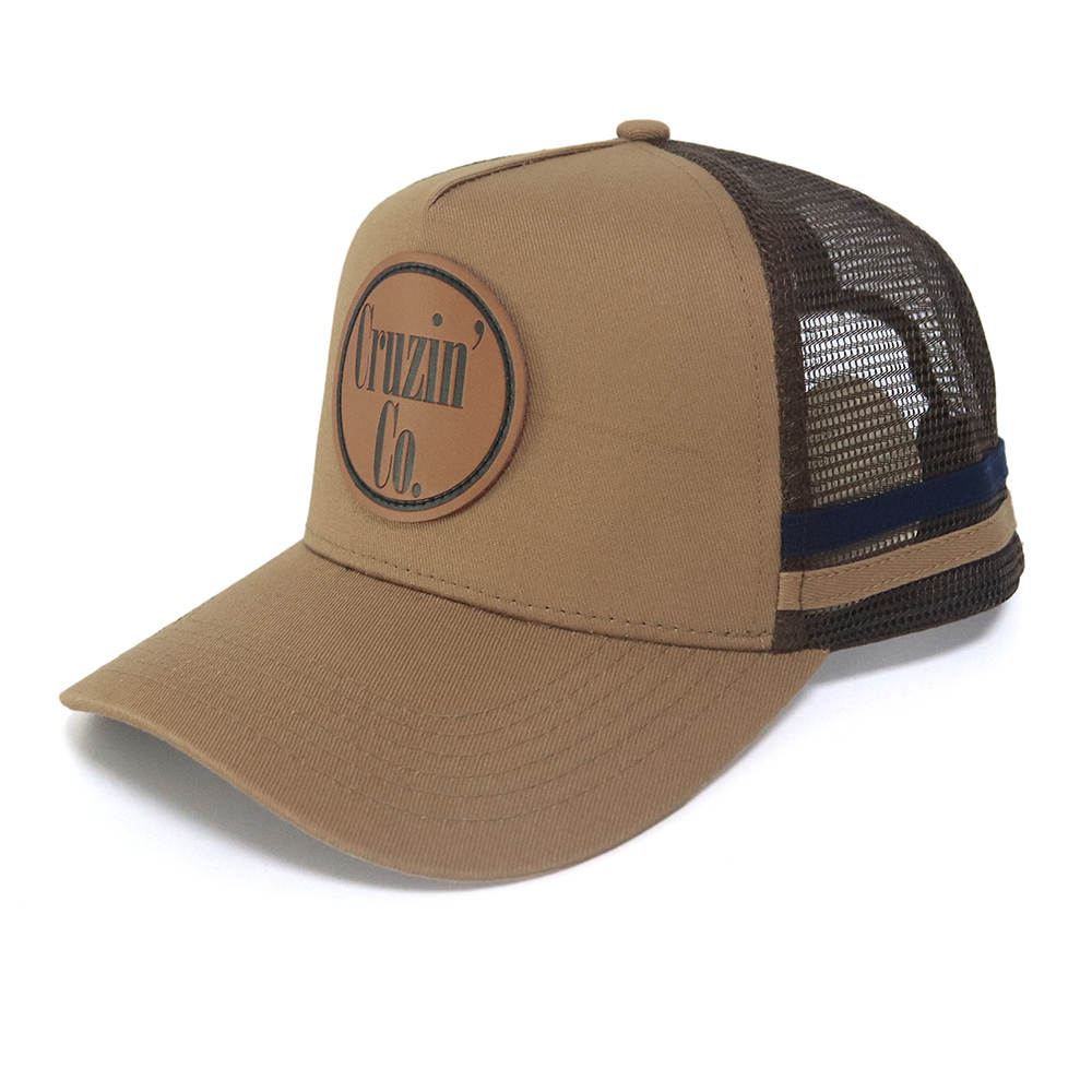 Cruzin' Co. Logo | Trucker Cap | Tan