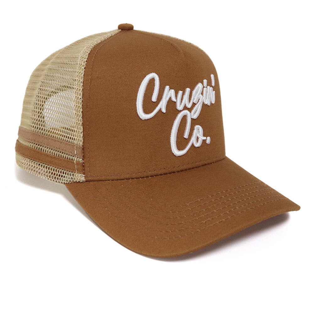 Embroidered Burnt Orange Signature Logo | Trucker Cap